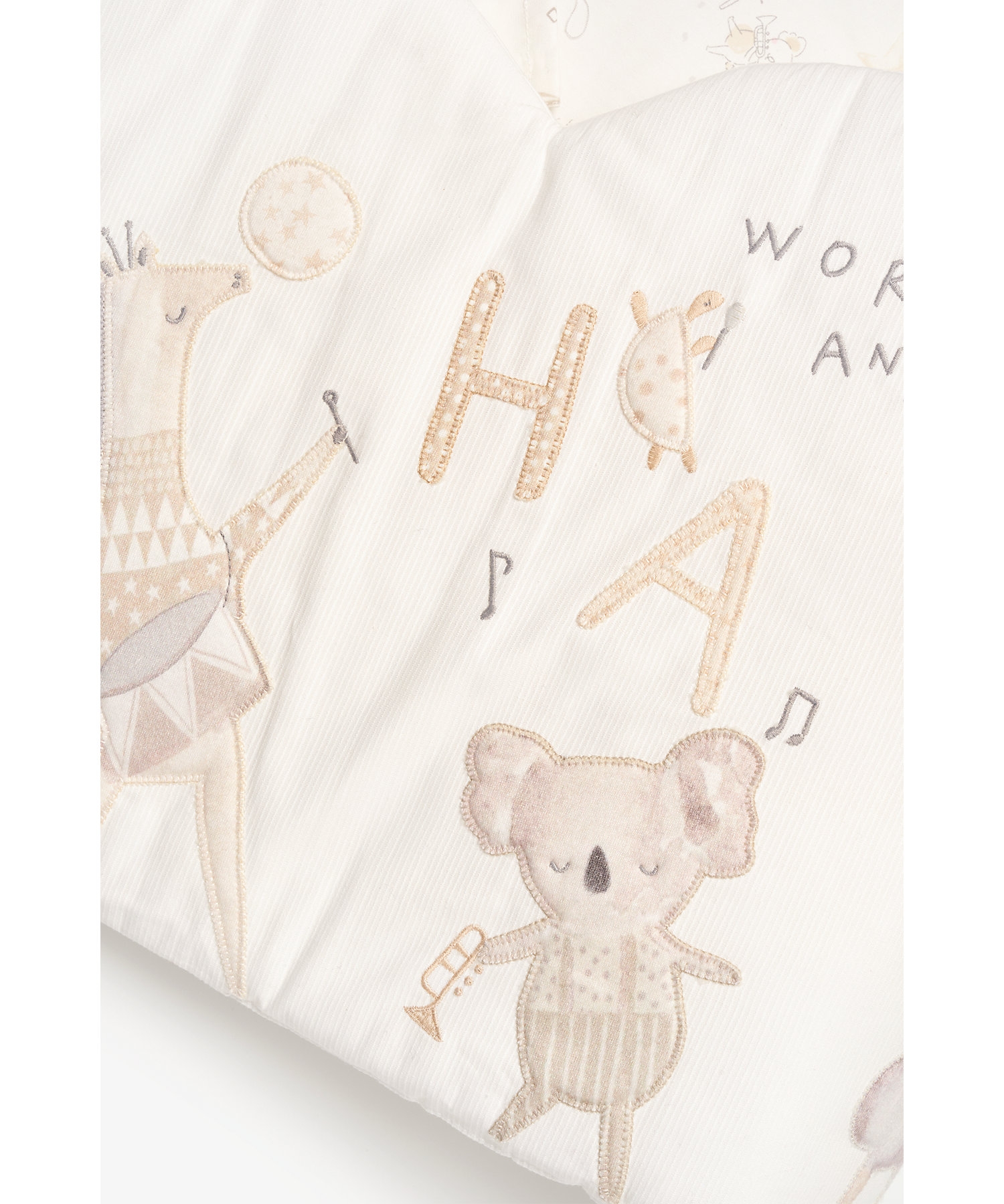 Mothercare | Mothercare Dancing Band Bed In Bag Grey  5