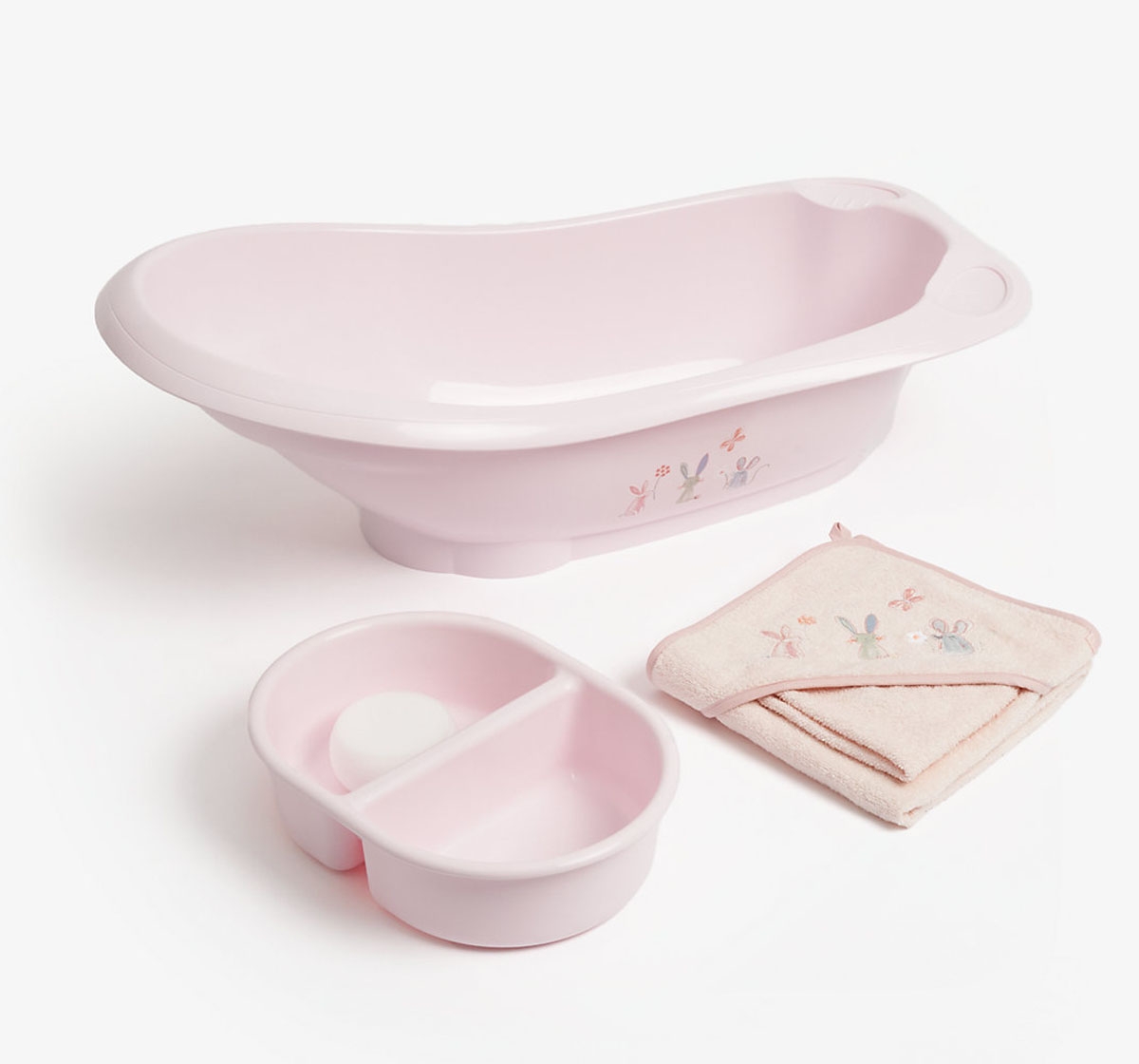 Mothercare | Mothercare Flutterby Bath Set Pink  0