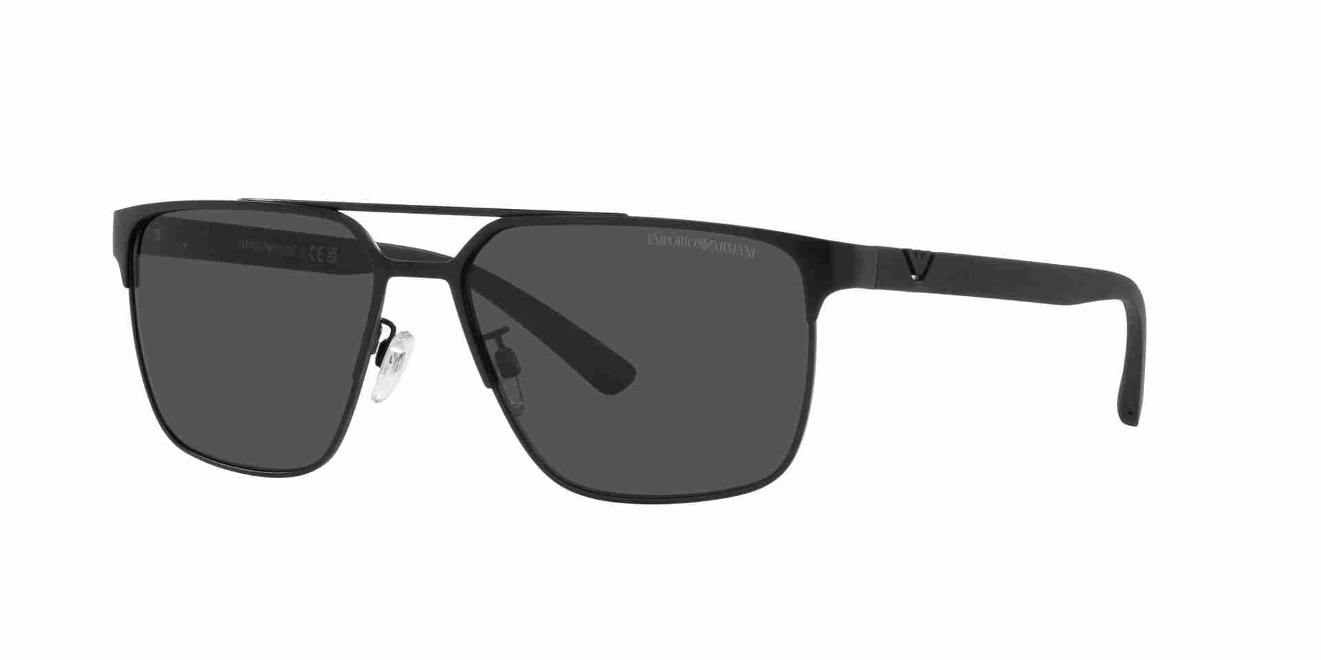 Armani Exchange Matte Black Sunglasses | Glasses.com® | Free Shipping