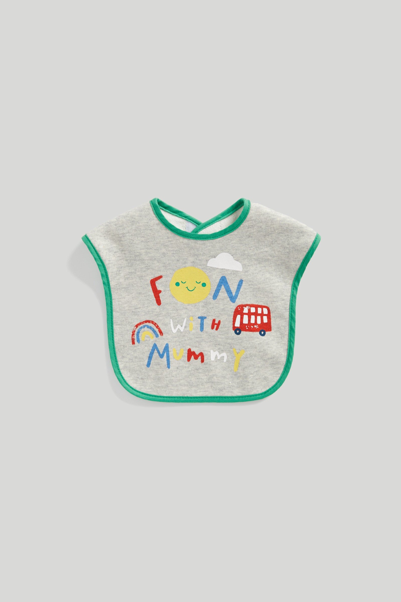 Mothercare Transport Toddler Bibs - Pack of 3 - Multicolor