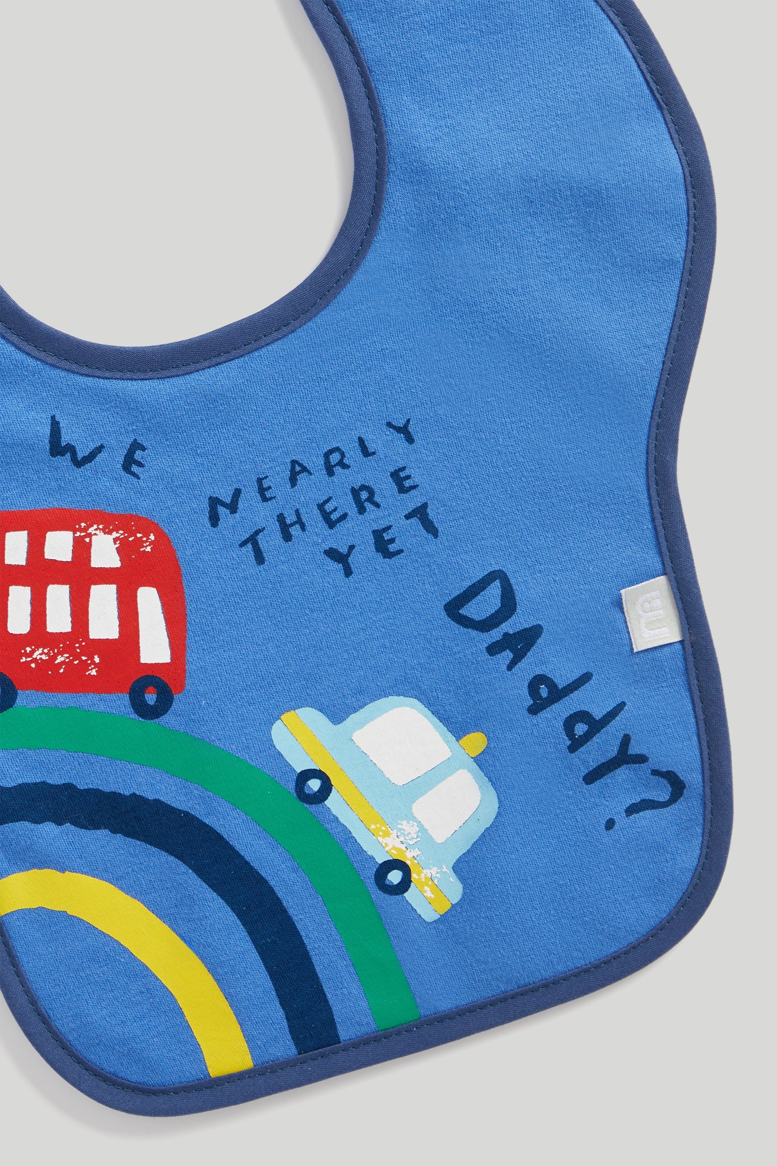 Mothercare Transport Toddler Bibs - Pack of 3 - Multicolor