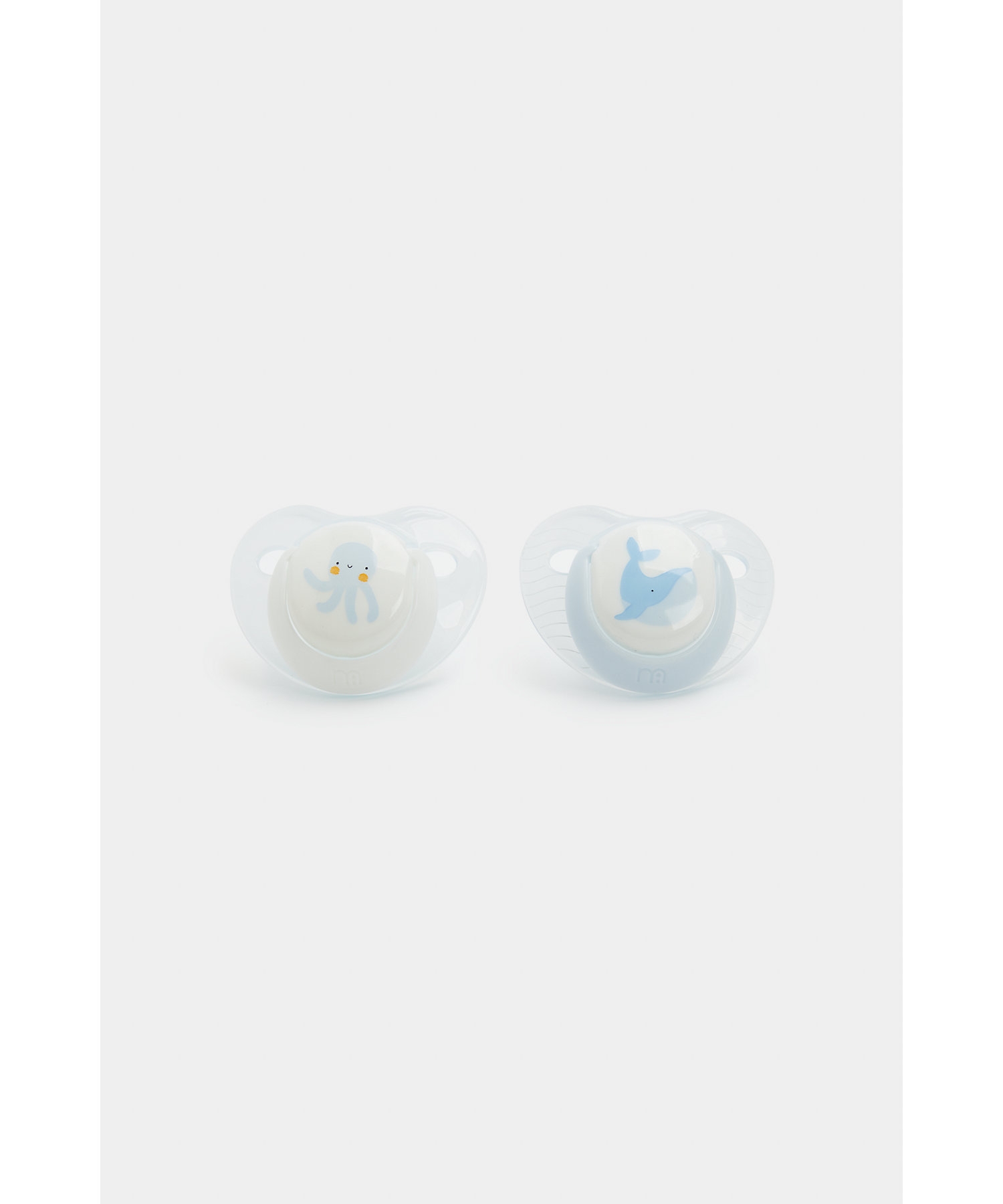 Mothercare | Mothercare Octopus & Whale Soothers Blue Pack of 2 0