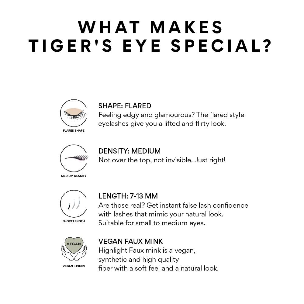 Faux Mink • Tiger's Eye Lashes