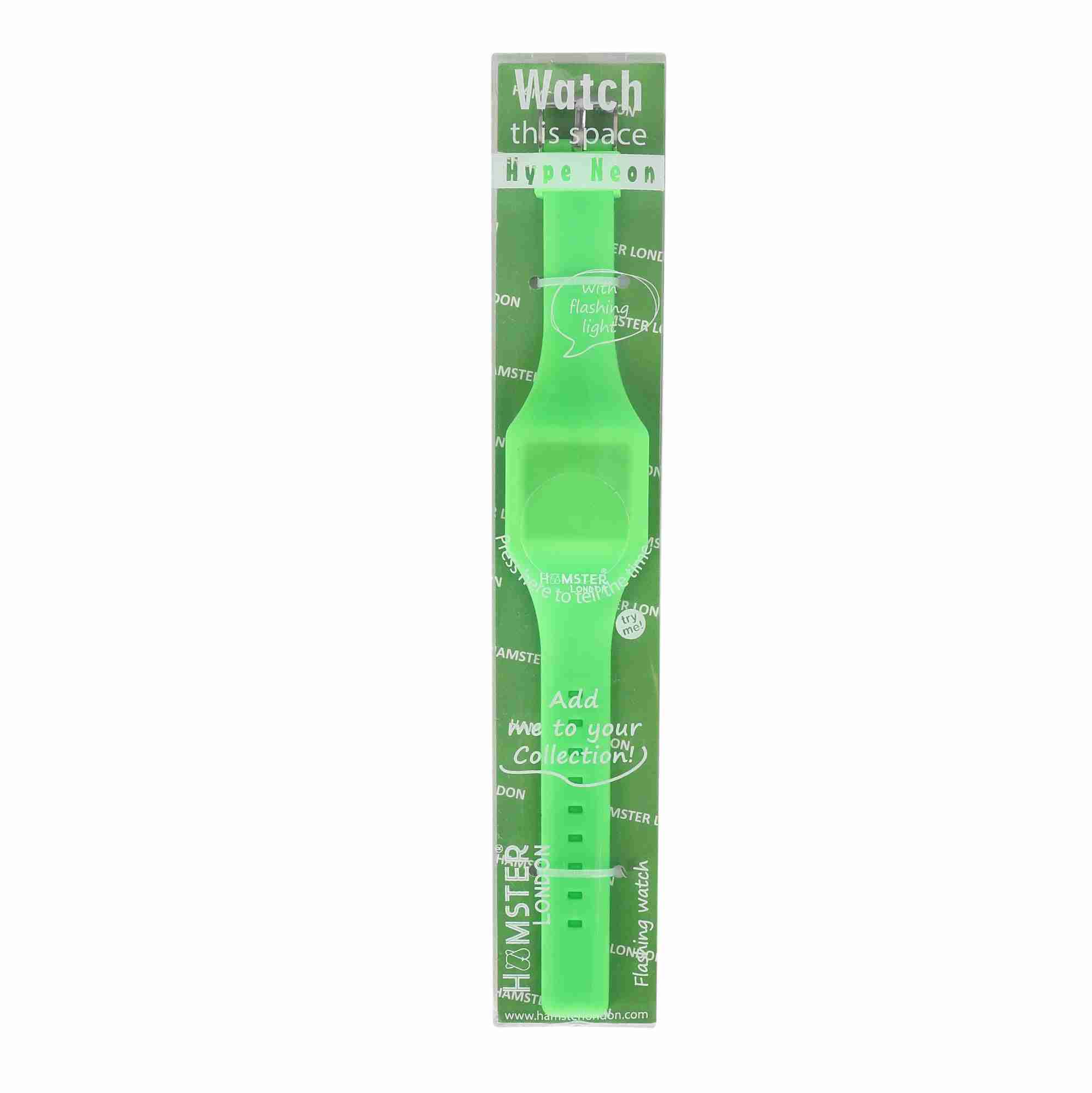 Hamster London Hype Digital Watch For Kids, Neon, 3Y+