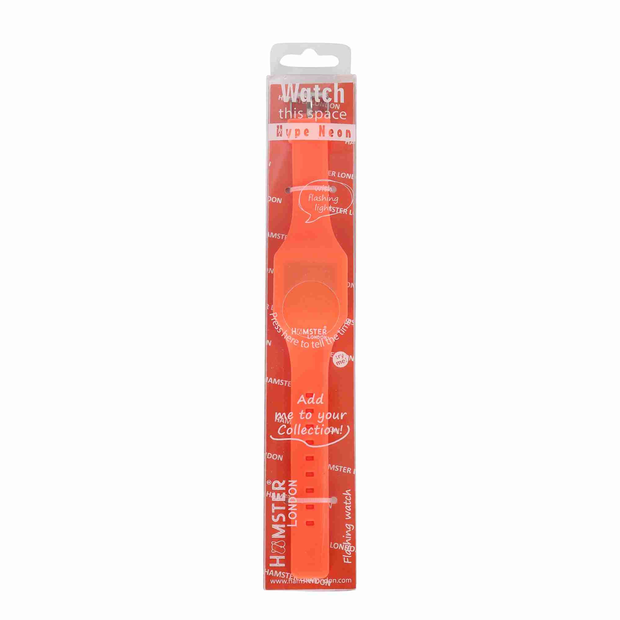 Hamster London Hype Digital Watch For Kids, Orange, 3Y+