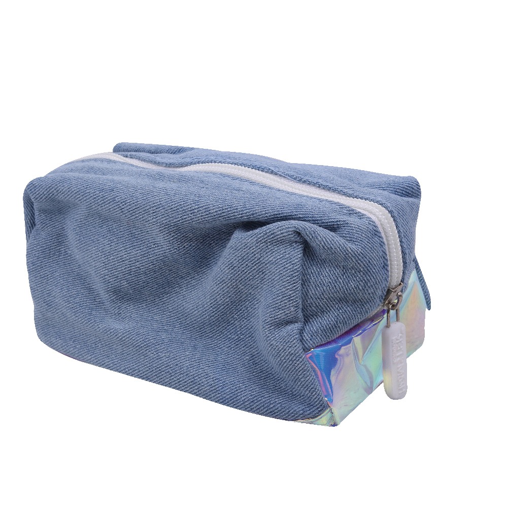 Hamster London Bella Pouch, Blue & White