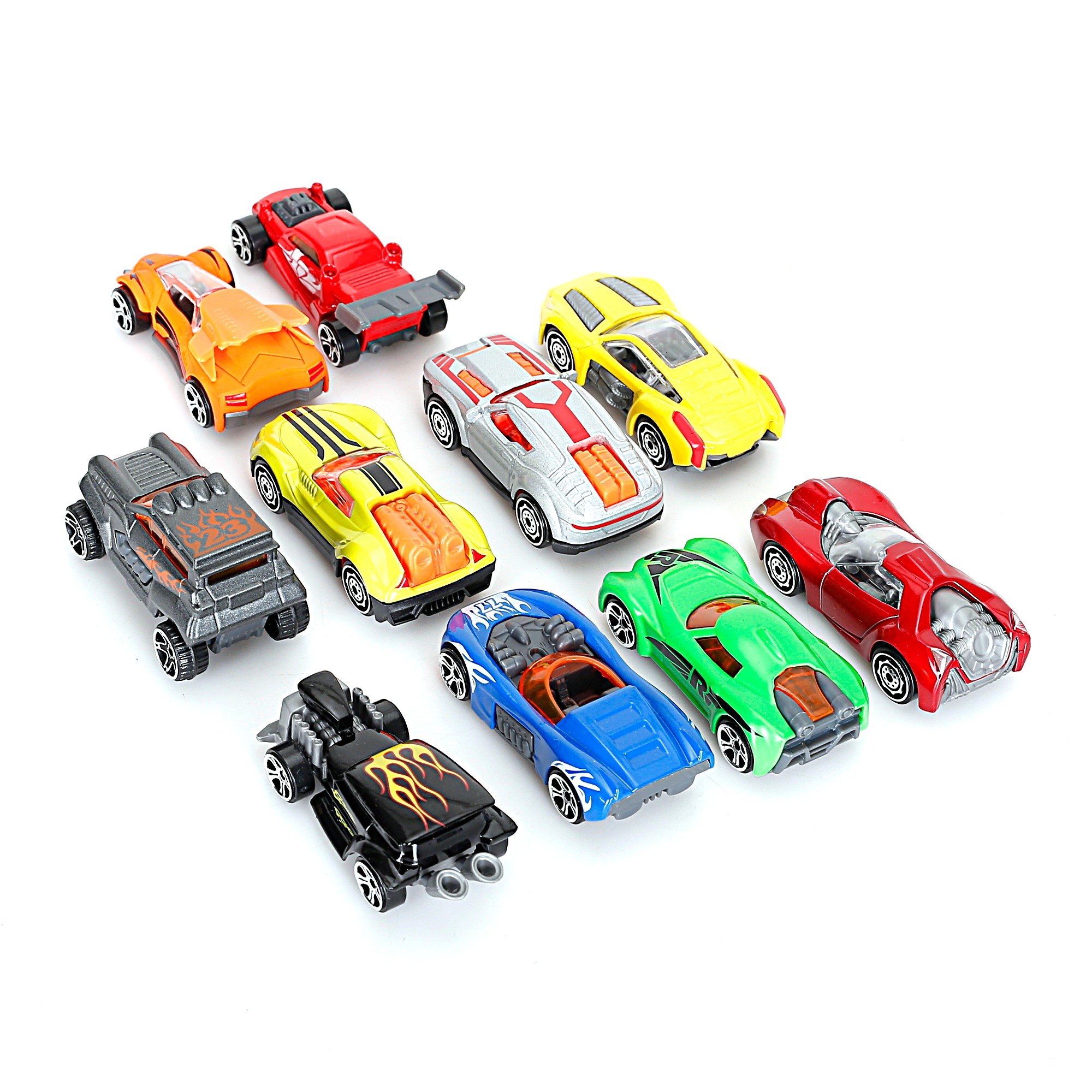 Ralleyz Pro Firefleet Street Machines Die Cast Toy Cars for Kids, Pack of 10, 3Y+