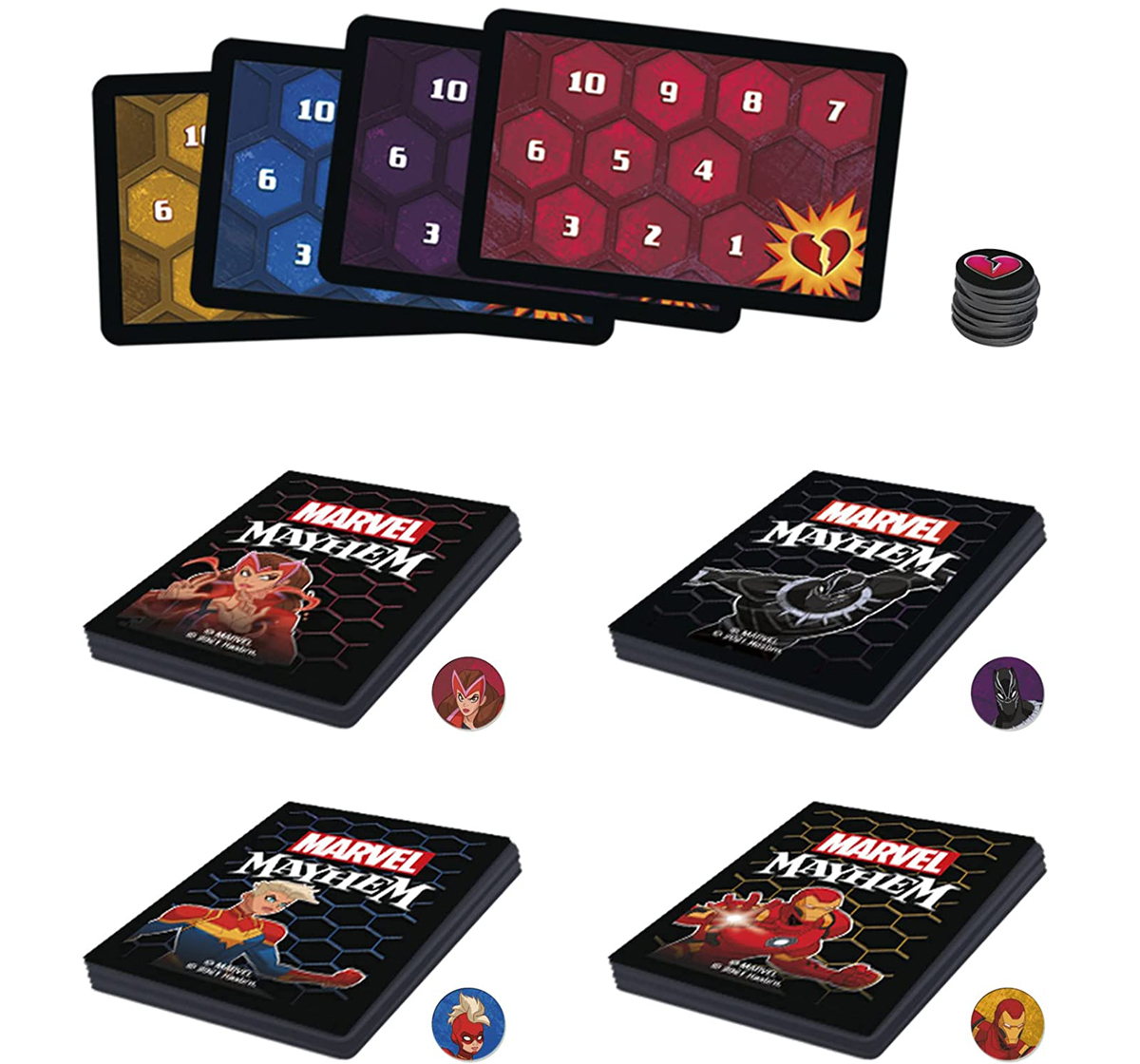Hasbro Gaming | Hasbro Gaming Marvel Mayhem Marvel Super Heroes Game Multicolour 8Y+ 3