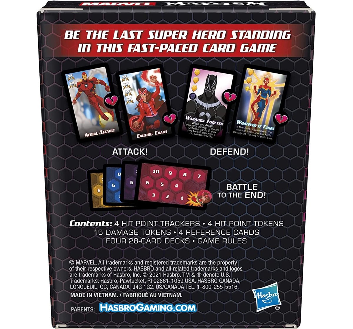 Hasbro Gaming | Hasbro Gaming Marvel Mayhem Marvel Super Heroes Game Multicolour 8Y+ 1
