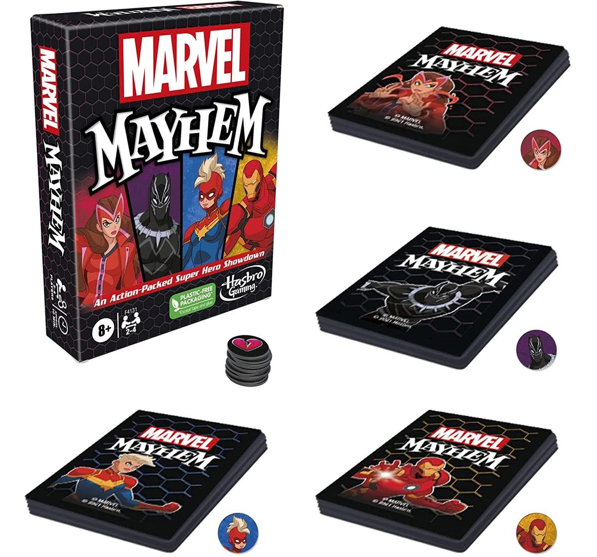 Hasbro Gaming | Hasbro Gaming Marvel Mayhem Marvel Super Heroes Game Multicolour 8Y+ 4