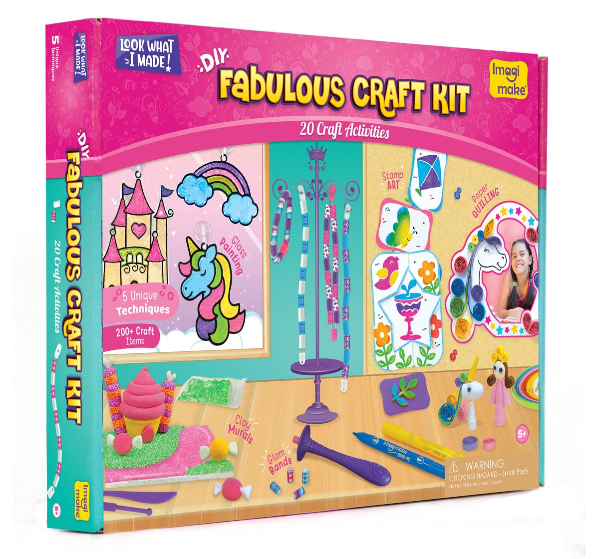 Imagimake | Imagimake Fabulous Craft Quilling Kit Art and Craft set for kids 5Y+, Multicolour 0