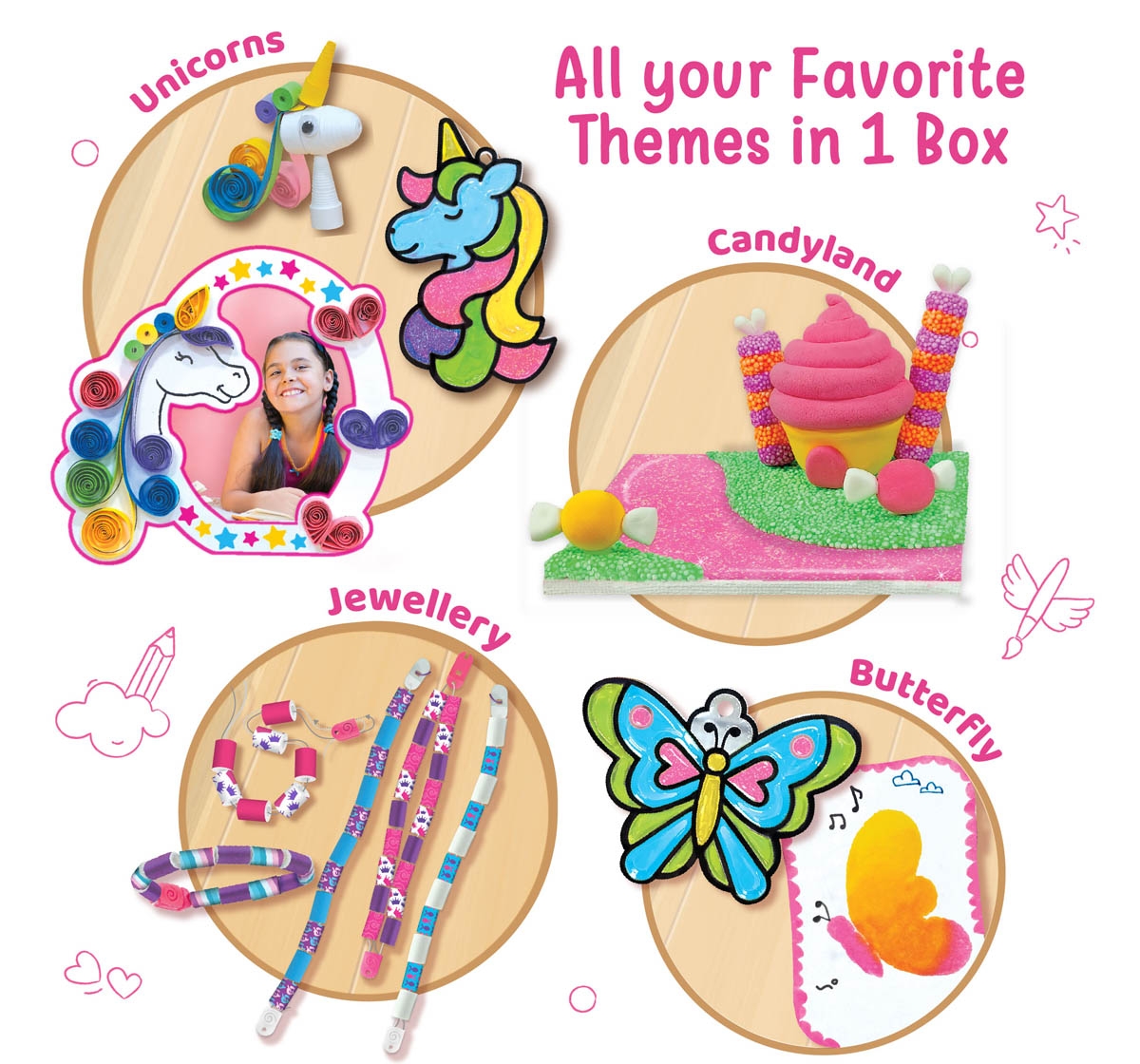 Imagimake | Imagimake Fabulous Craft Quilling Kit Art and Craft set for kids 5Y+, Multicolour 4