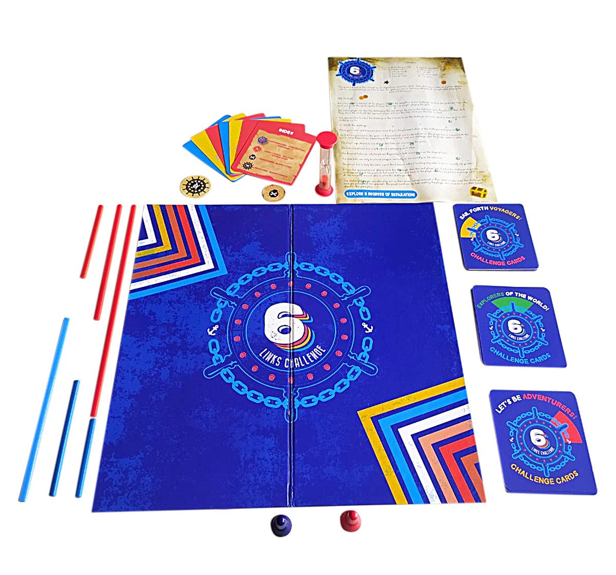 Award Winning 6 Links Challenging Puzzle For Kids Board Game By Youreka, 5Yrs & Above
