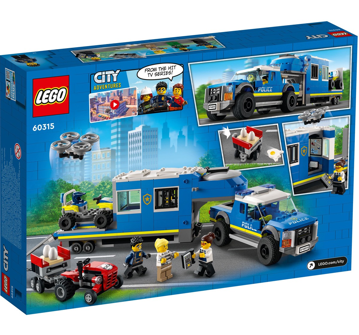 Lego 60315 Police Truck Building Blocks Multicolour 6Y+