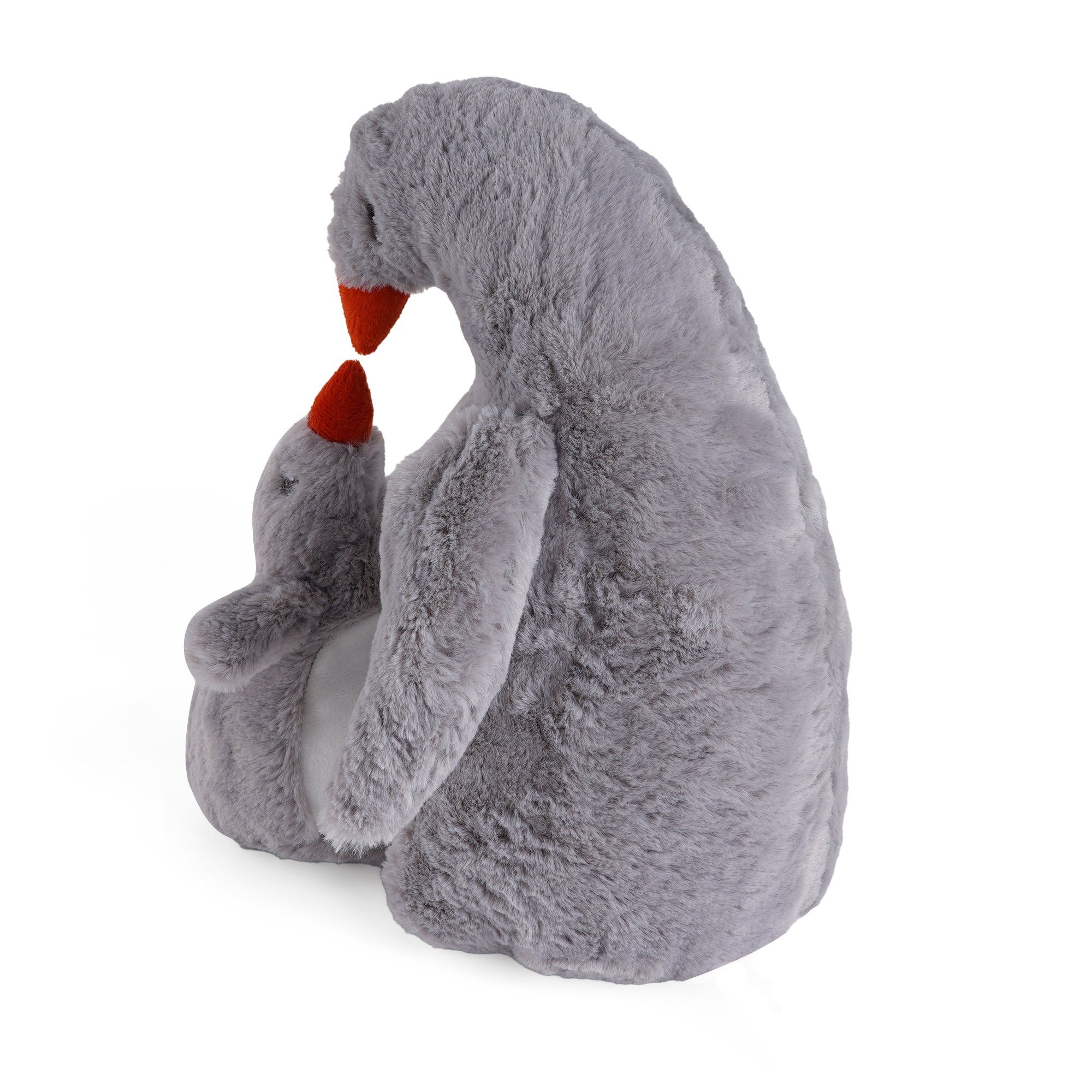 Huggable Cuddly Penguin Stuffed Toy By Fuzzbuzz, Soft Toys for Kids, Cute Plushies Grey, For Kids Of Age 2 Years & Above