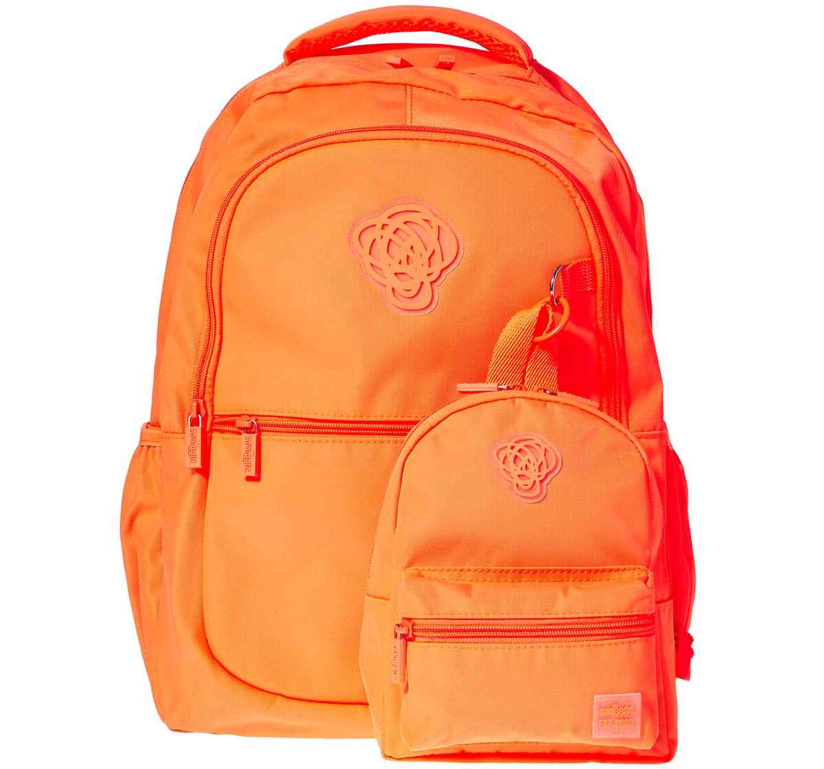 Smiggle Colour Bop Neon Collection Backpack Classic Orange 4Y+