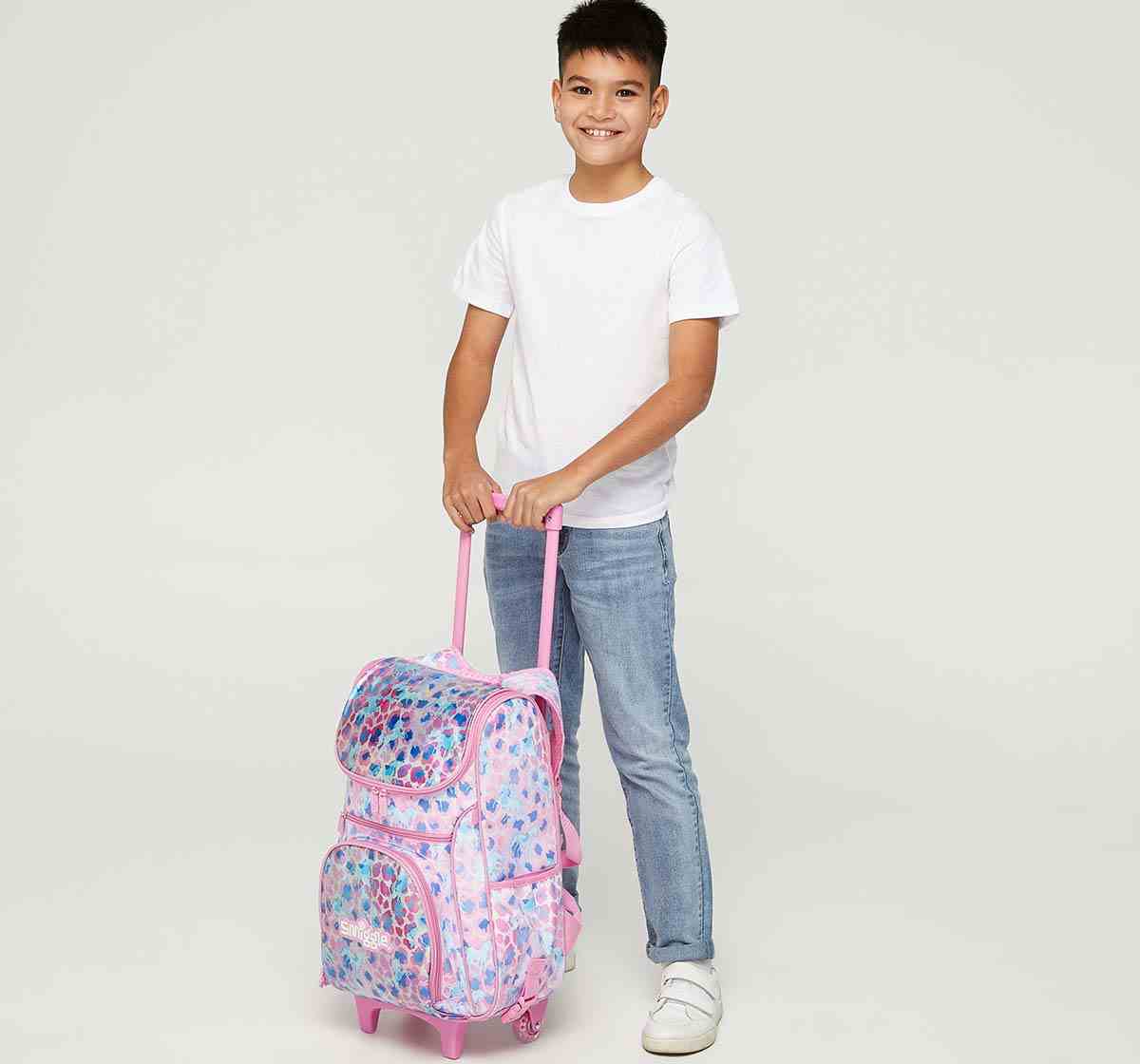 Smiggle Mirage Collection Trolley Bags Pink 4Y+