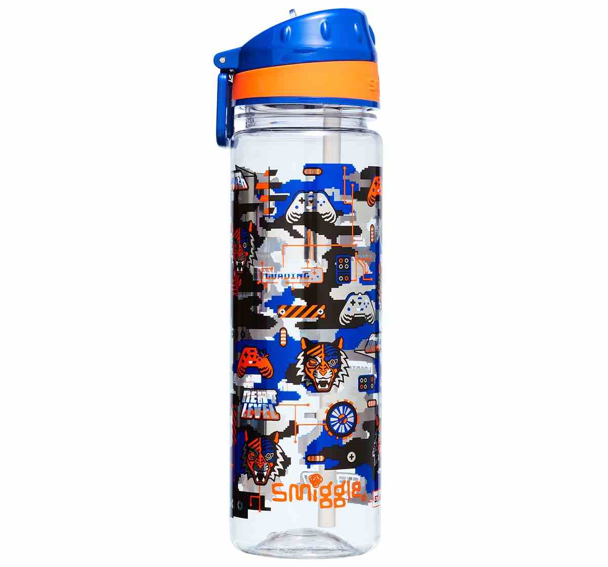 Smiggle Hey There Collection Bottles Plastic Navy 4Y+