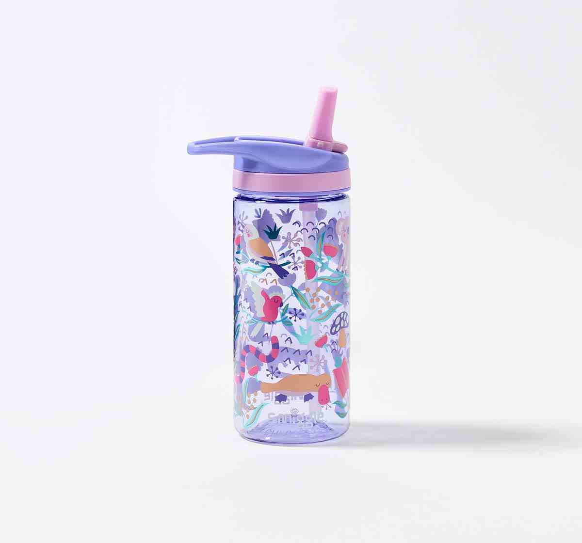 Smiggle Animalia Collection Bottles Plastic Lilac 4Y+