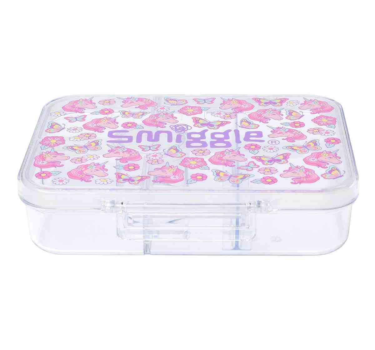 Smiggle Hey There Collection Lunchbox Graphic Pink 4Y+