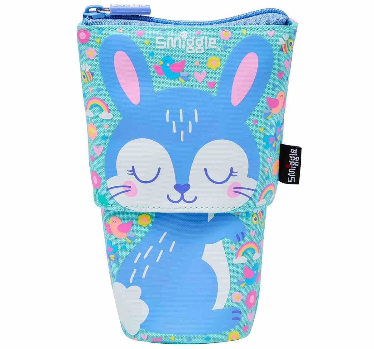 Smiggle Animalia Collection Pencil Pouch Stand Mint 4Y+