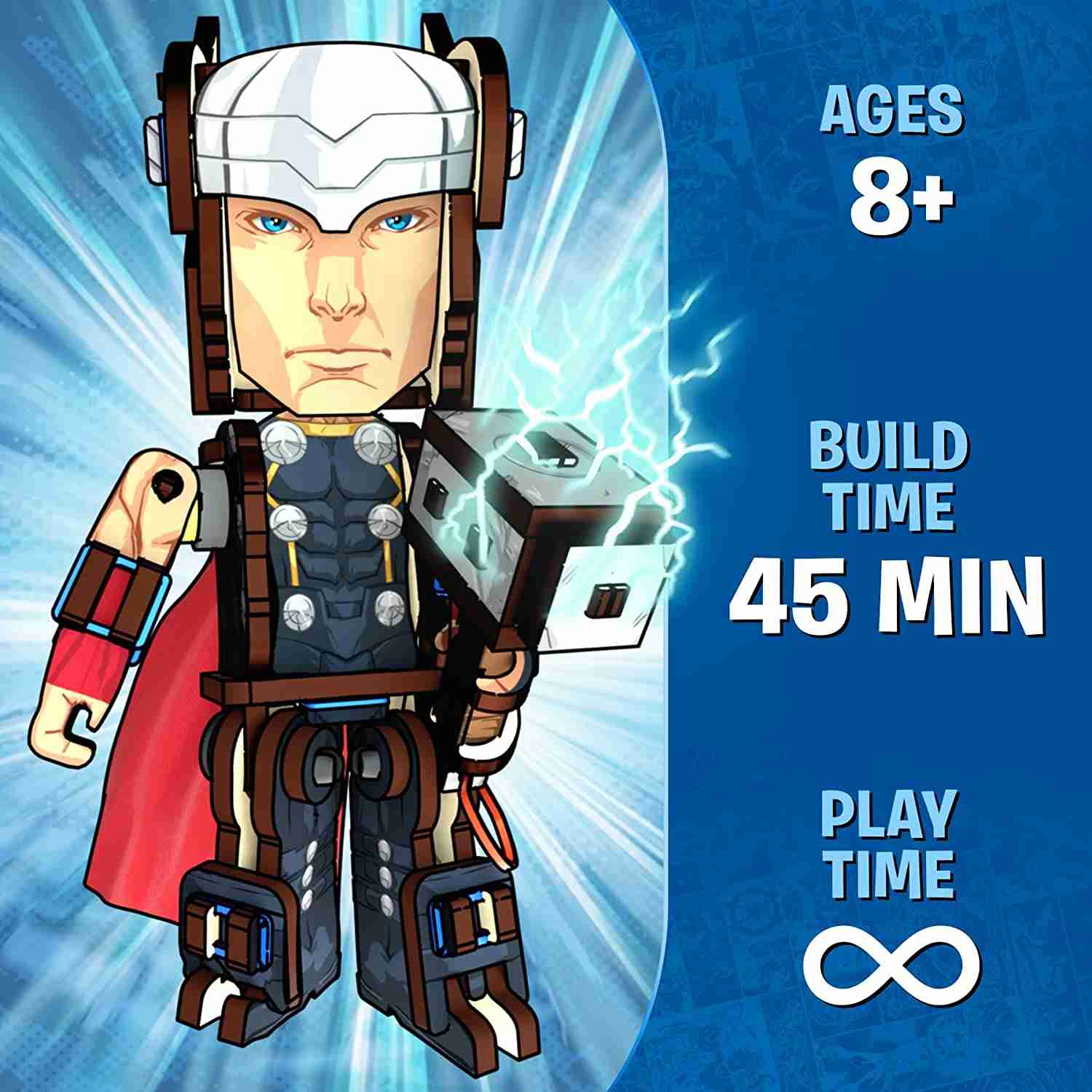 Skillmatics Buildables Marvel Thor Multicolor 8Y+