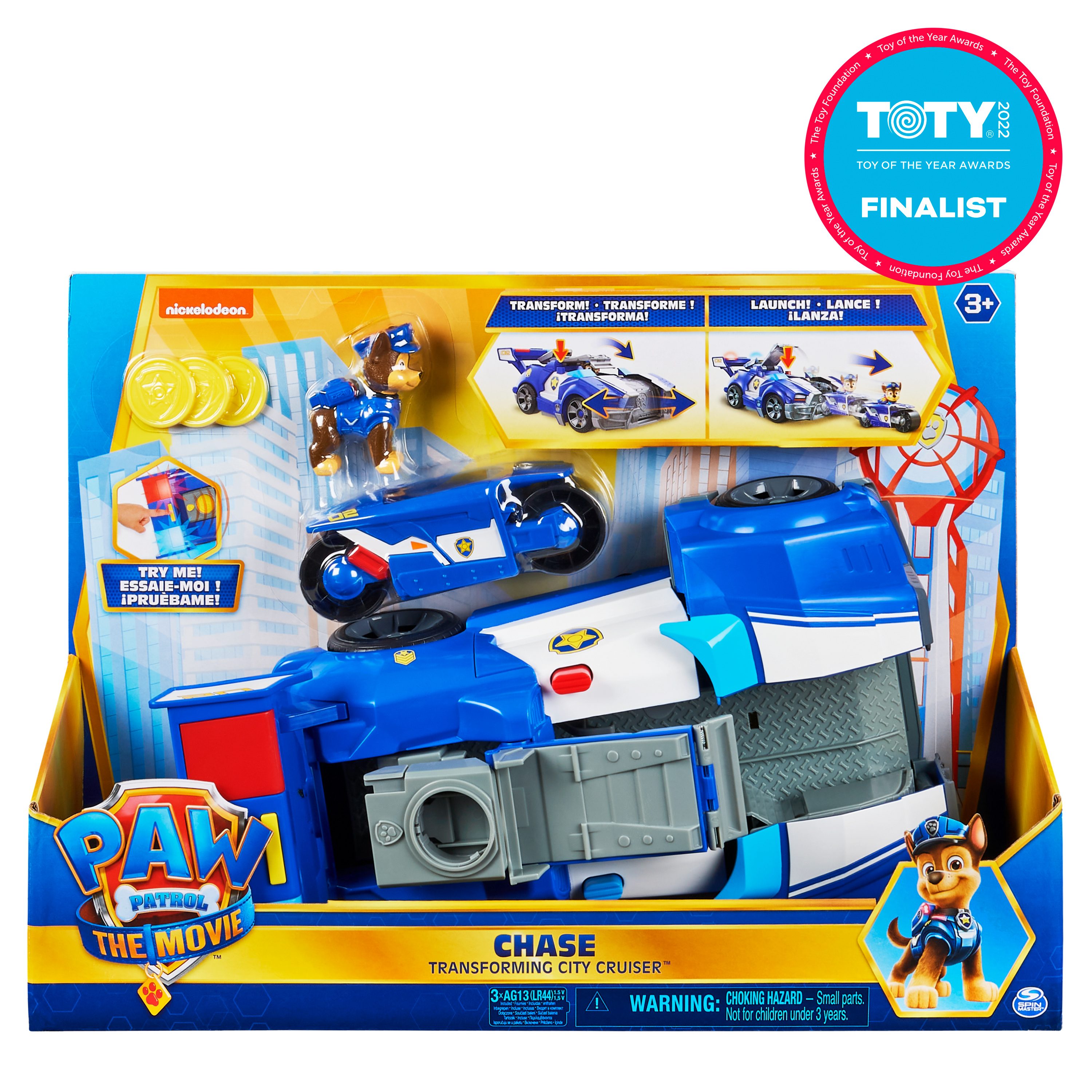 Paw Patrol VHC Deluxe Chase Movie Vehicle Multicolour 3Y+