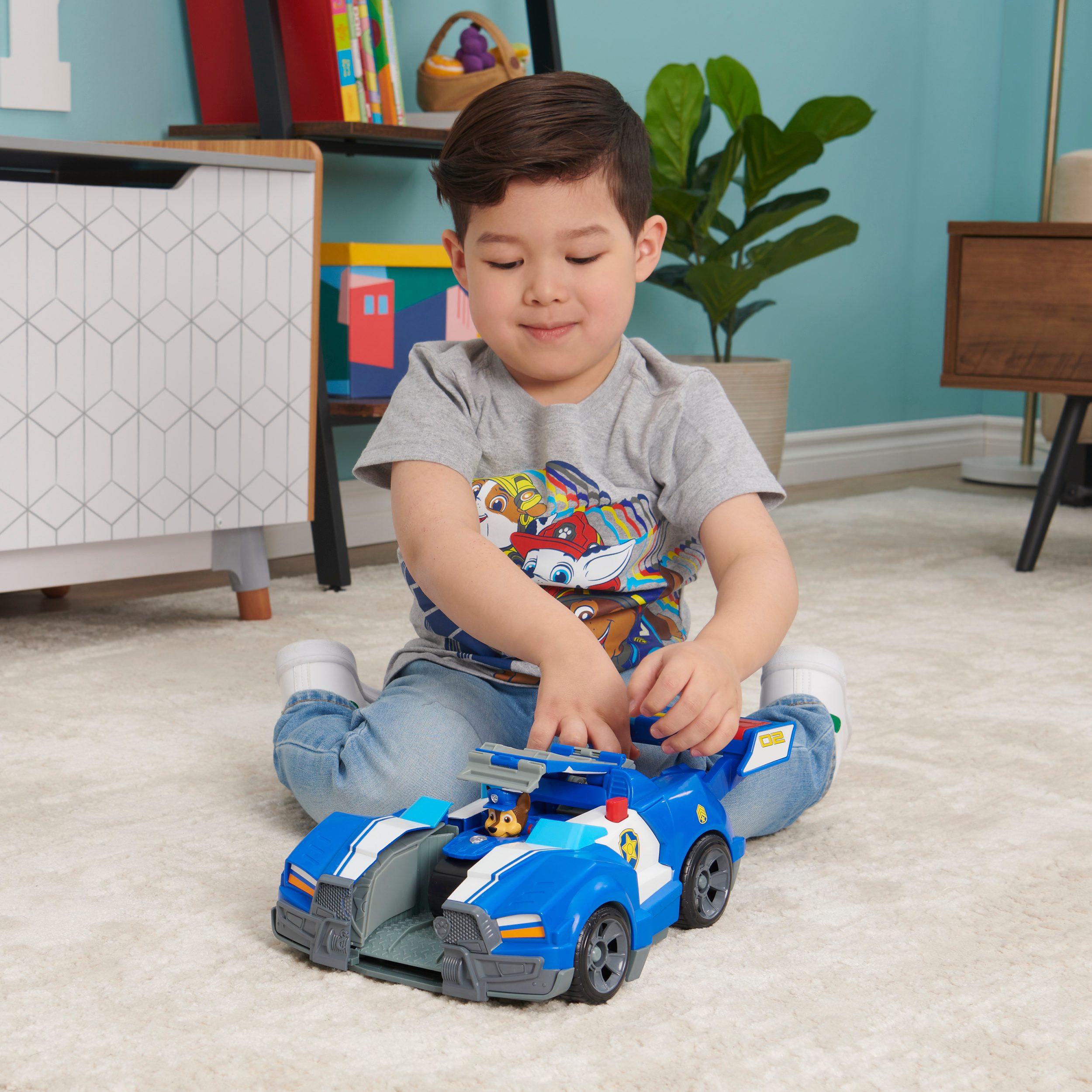 Paw Patrol VHC Deluxe Chase Movie Vehicle Multicolour 3Y+