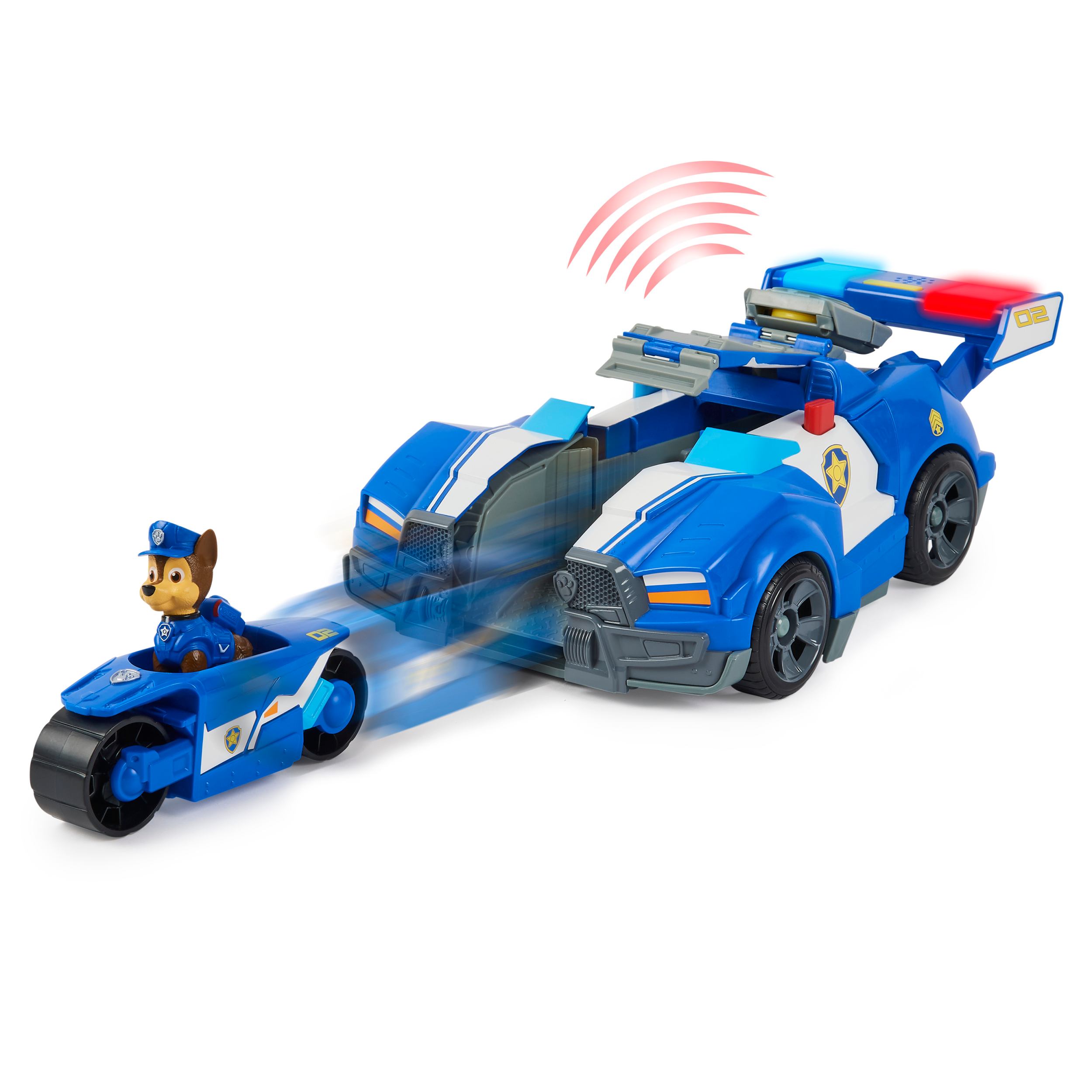 Paw Patrol VHC Deluxe Chase Movie Vehicle Multicolour 3Y+