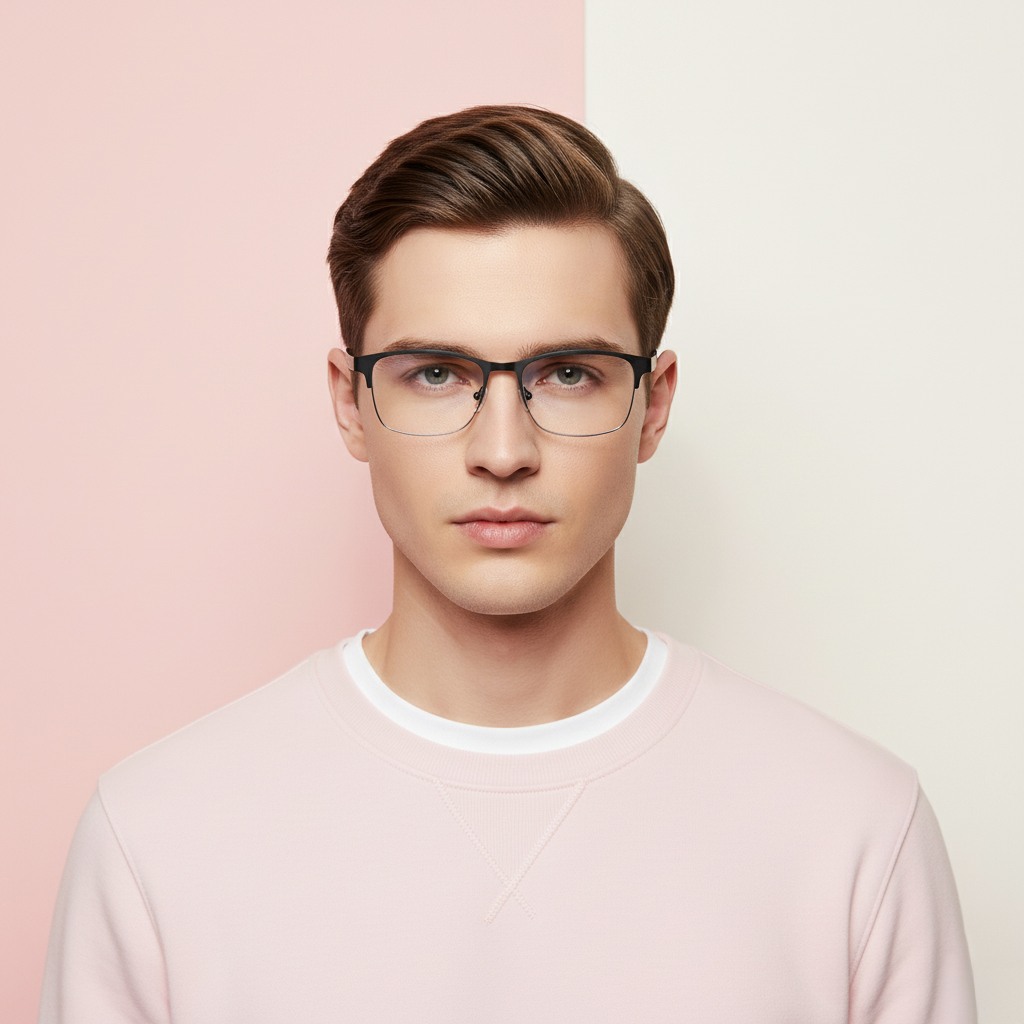 Black Rectangle Frame for Men ELITE