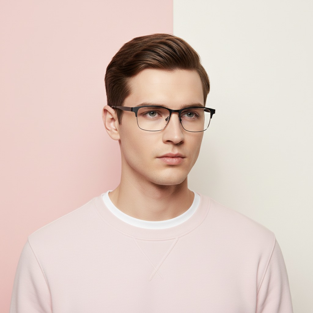 Black Rectangle Frame for Men ELITE