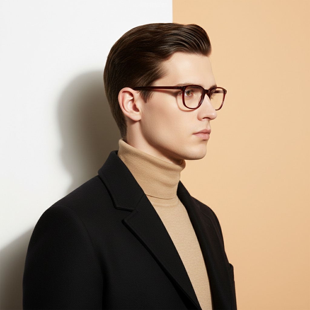 Red Square Frame for Men