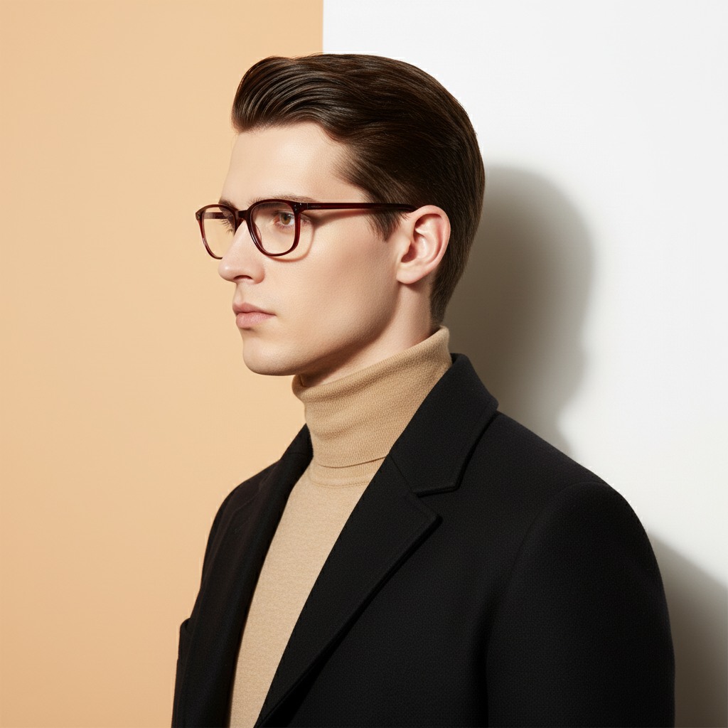 Red Square Frame for Men