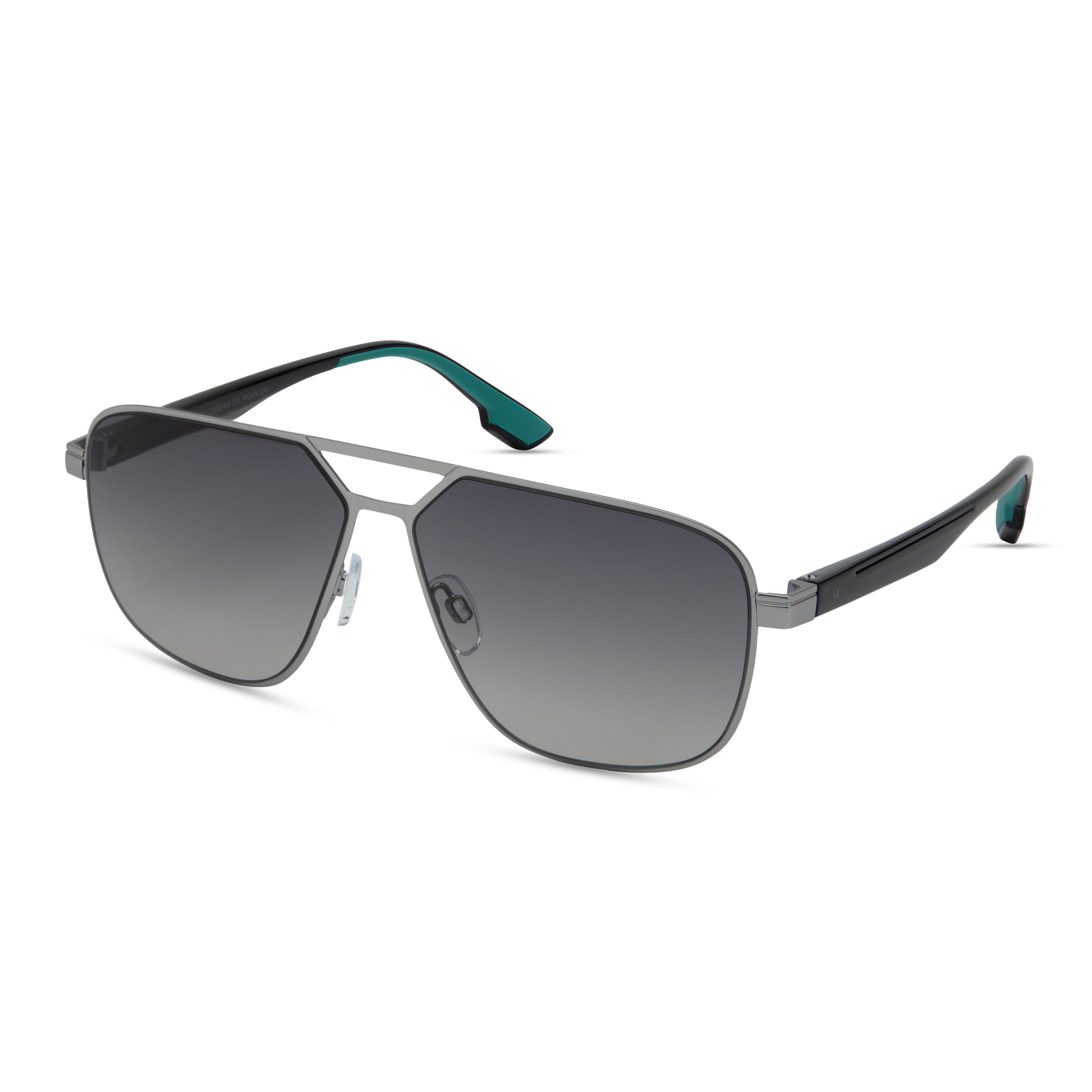 Metallic Square Sunglasses for Men