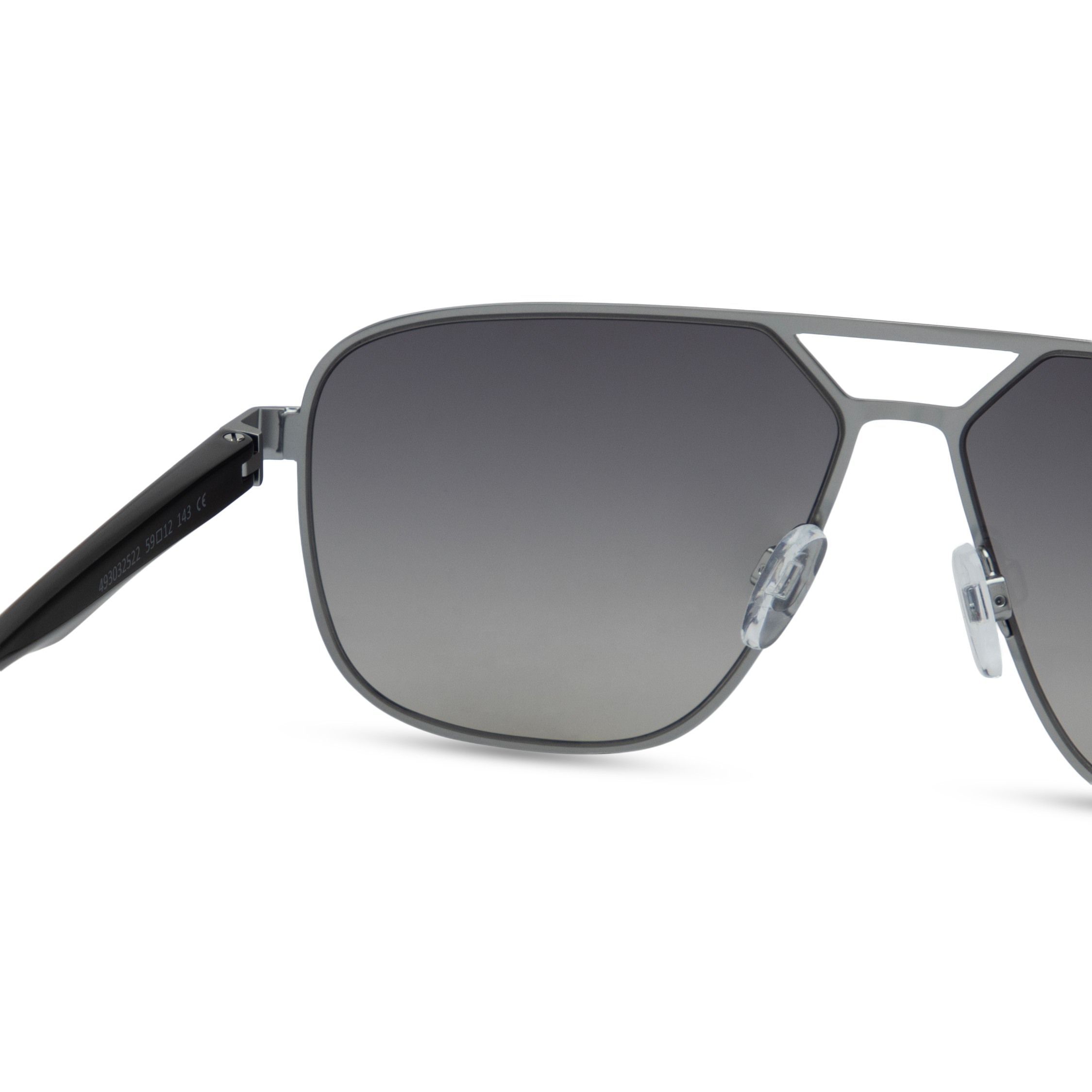 Metallic Square Sunglasses for Men