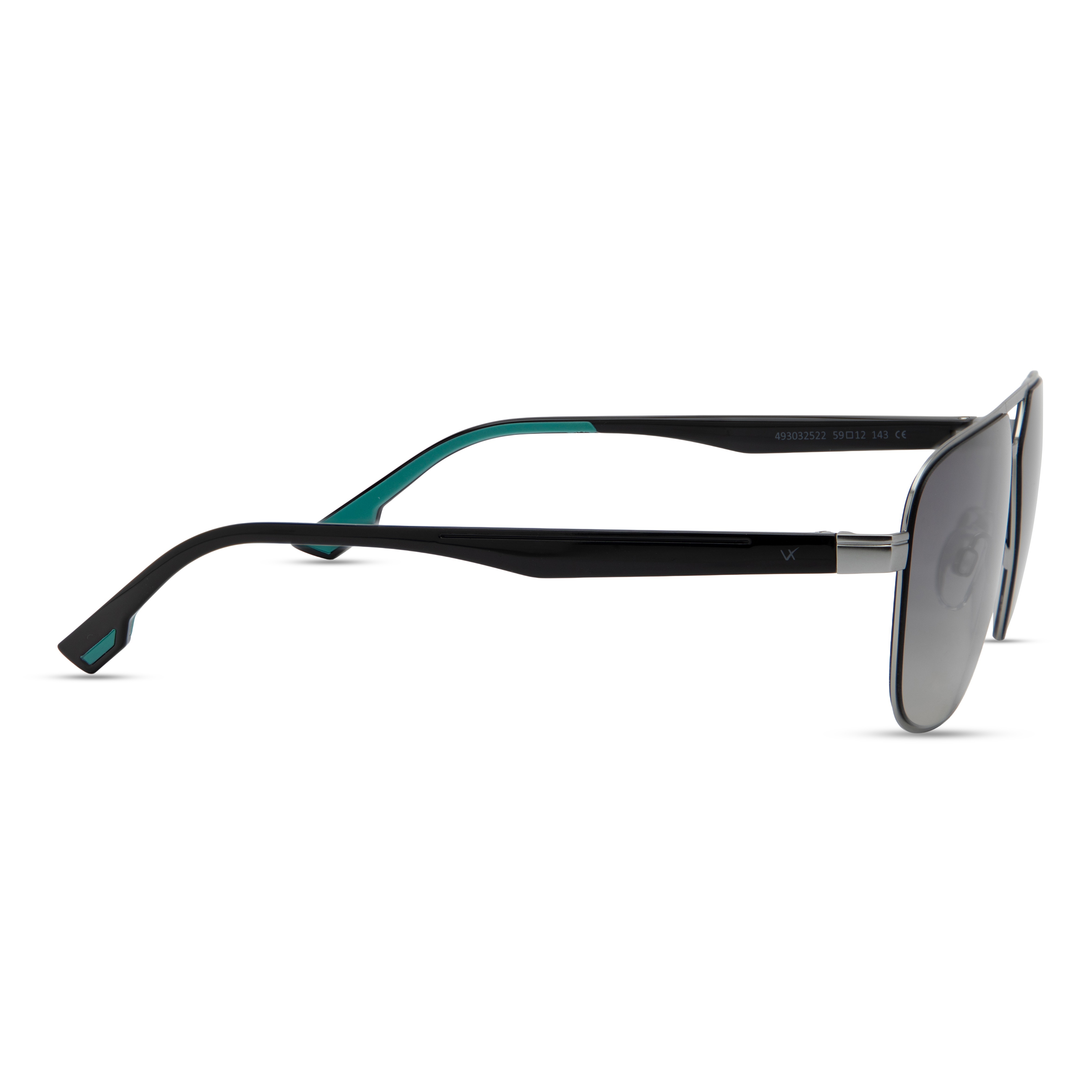 Metallic Square Sunglasses for Men