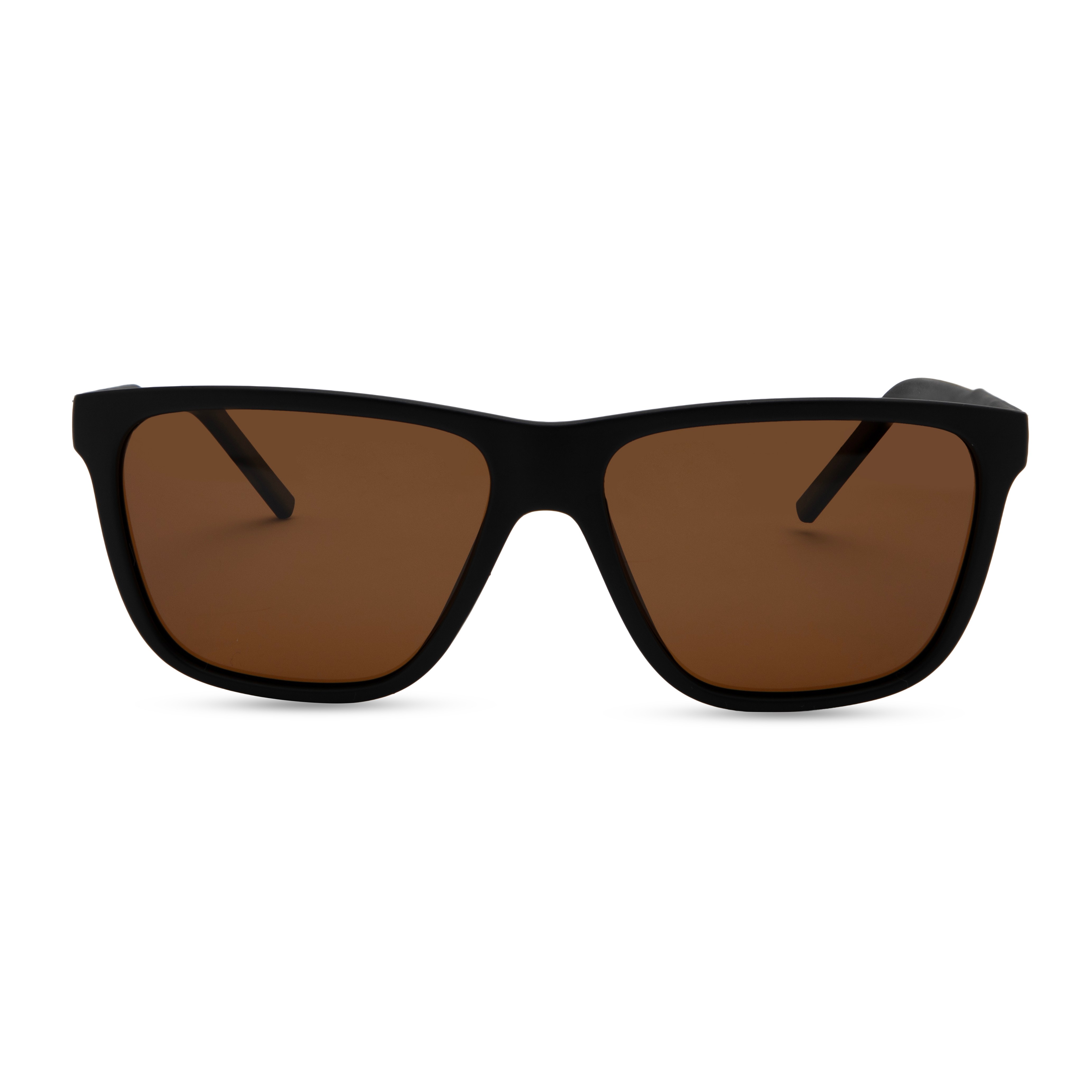 Black Rectangle Sunglasses for Men