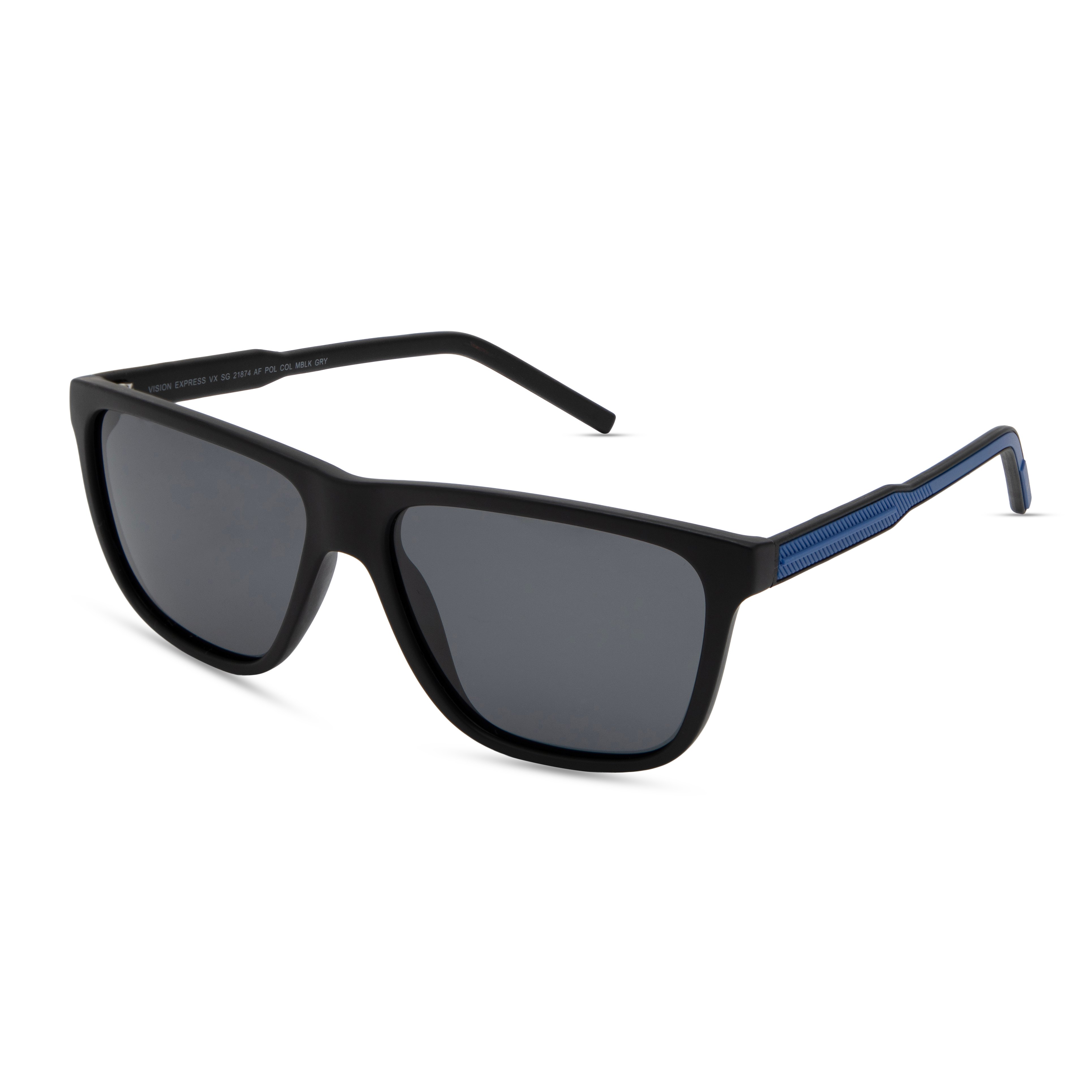 Black Rectangle Sunglasses for Men
