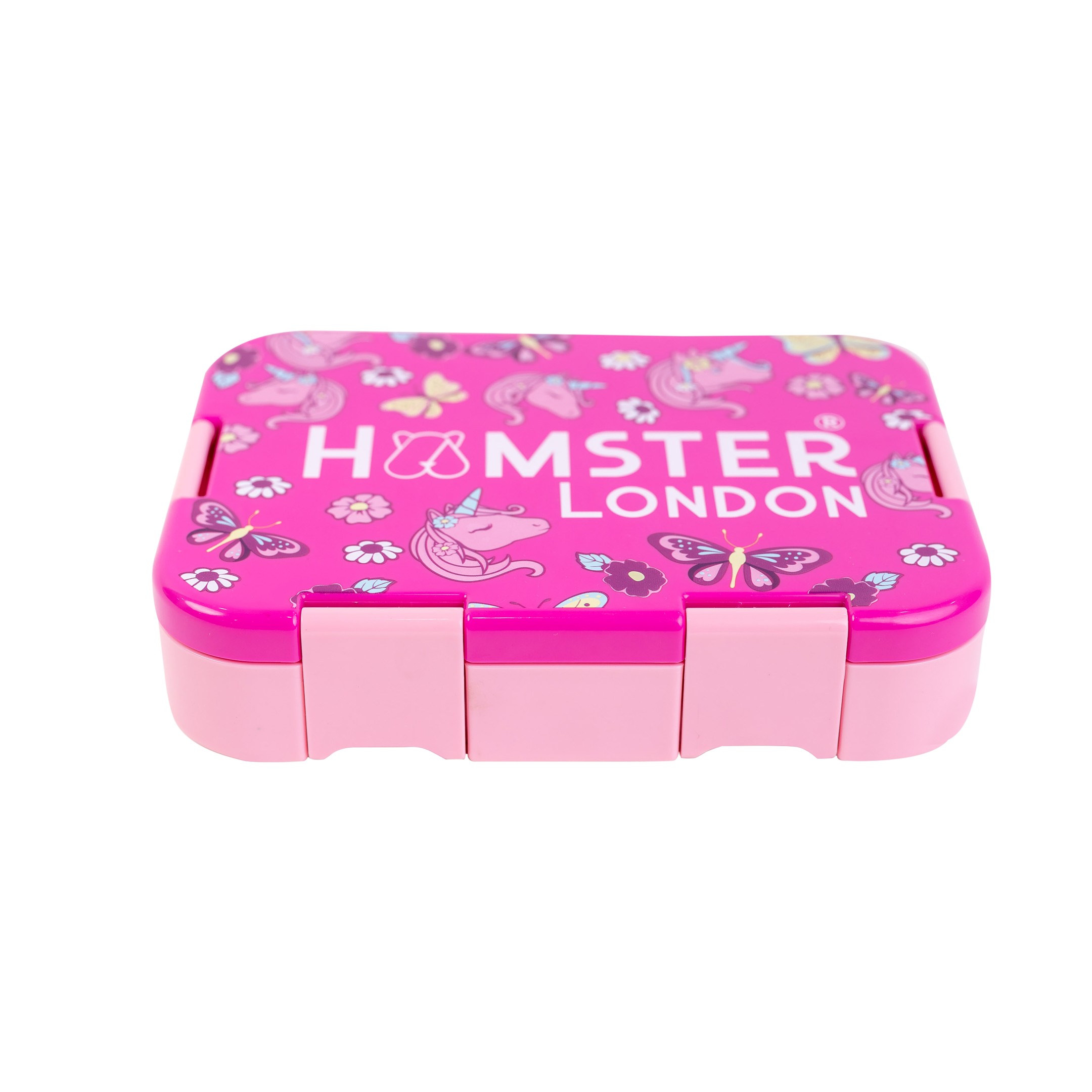 Hamster London Happy Bento Box Unicorn & Butterfly Multicolor