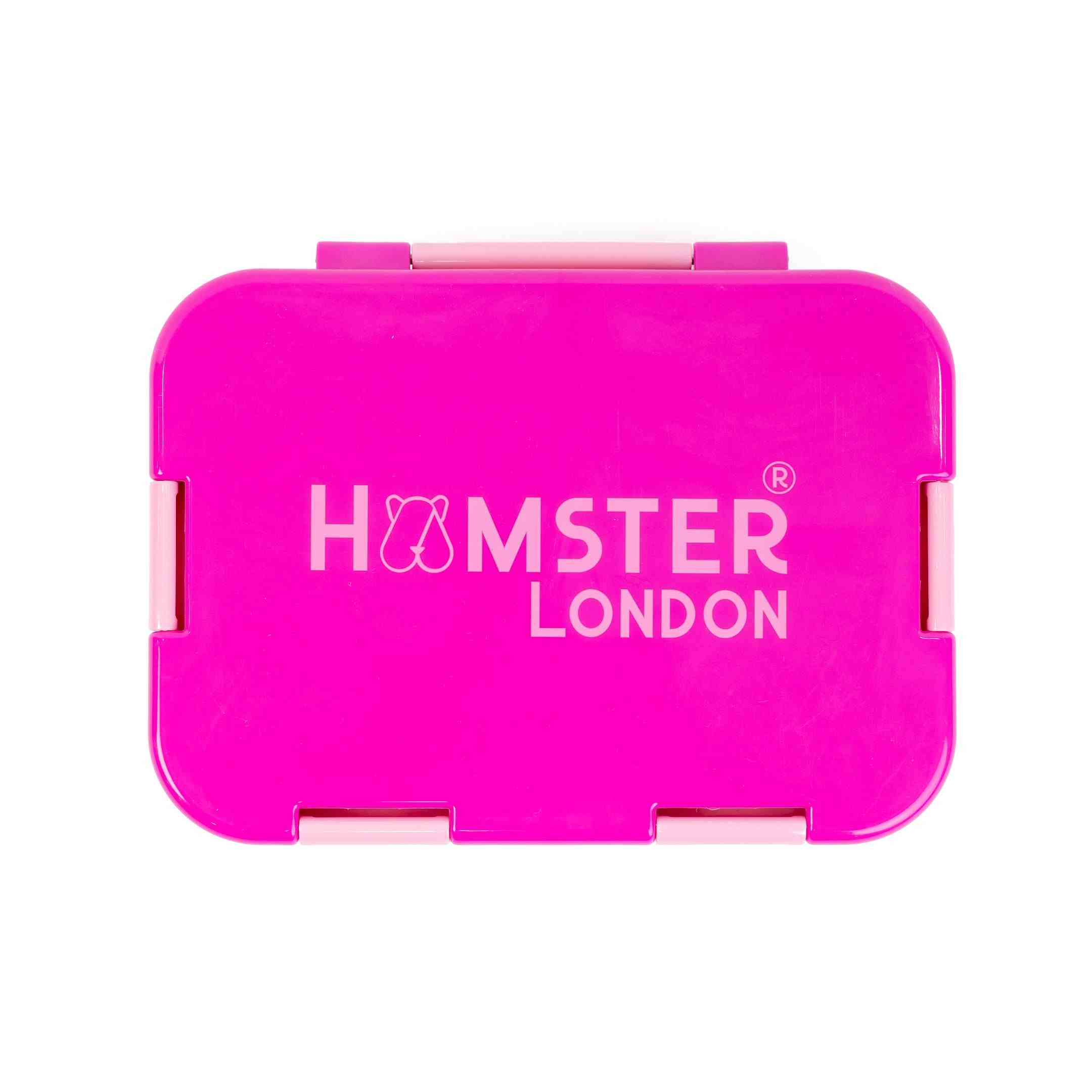 Hamster London Bento Box, Lunch Box For Kids, Pink, 3Y+