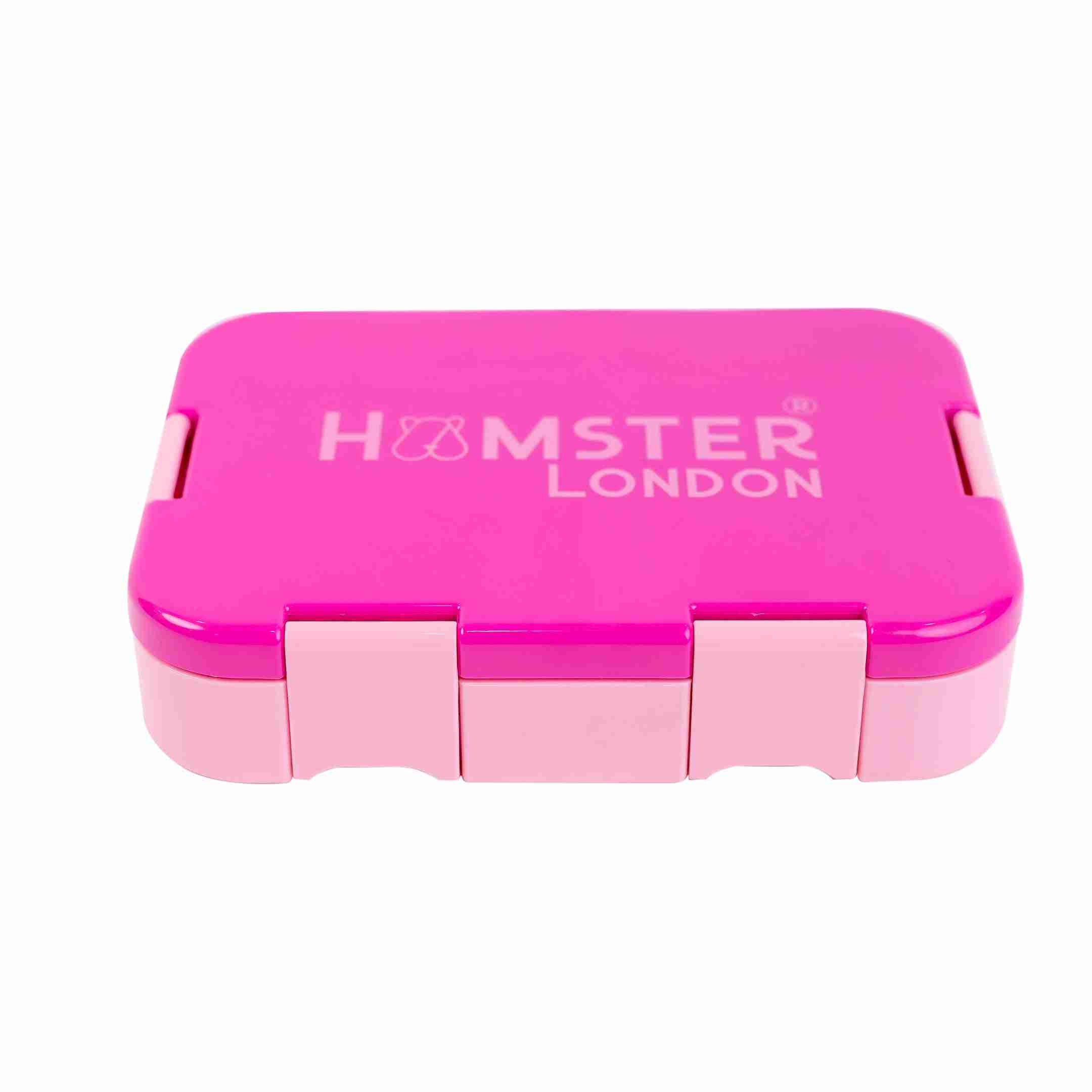Hamster London Bento Box, Lunch Box For Kids, Pink, 3Y+