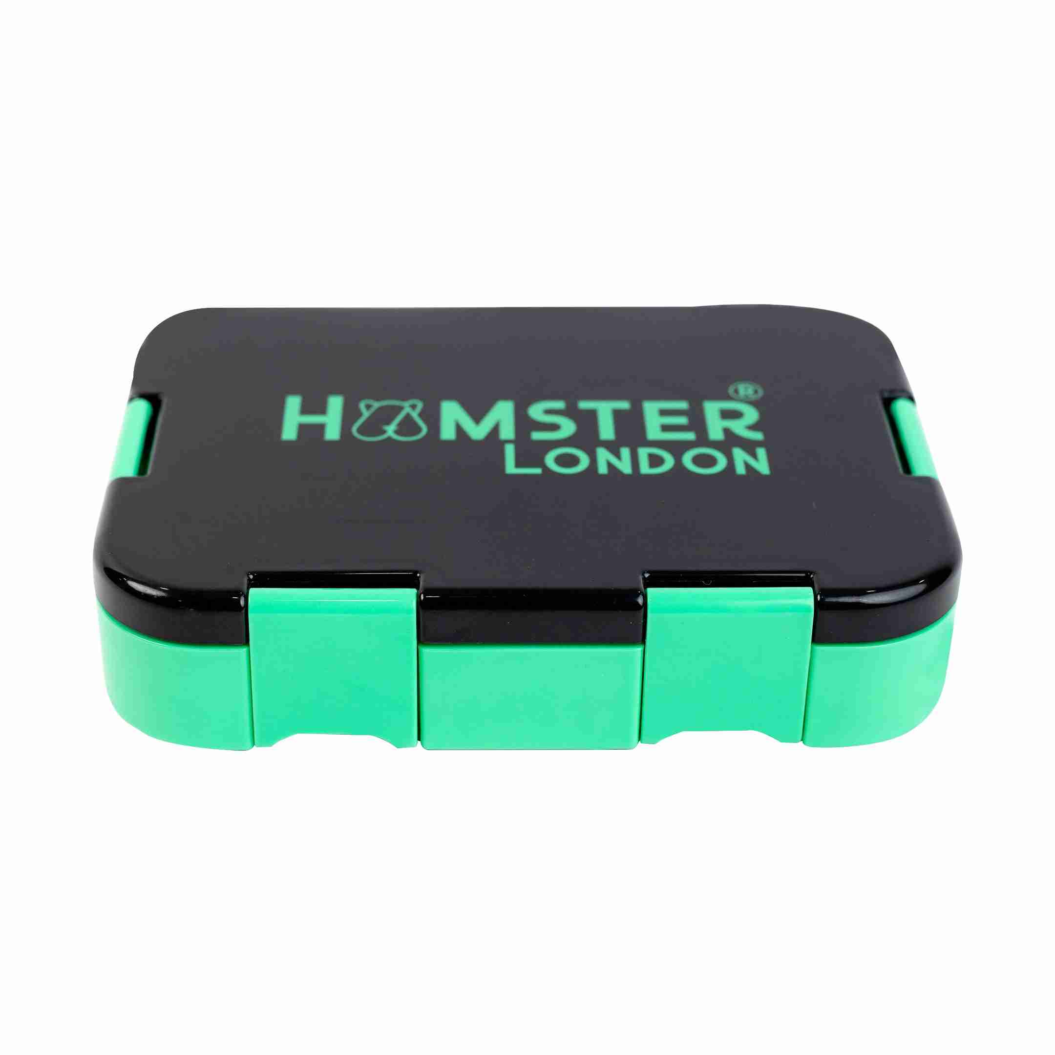 Hamster London Bento Box, Lunch Box For Kids, Black 3Y+