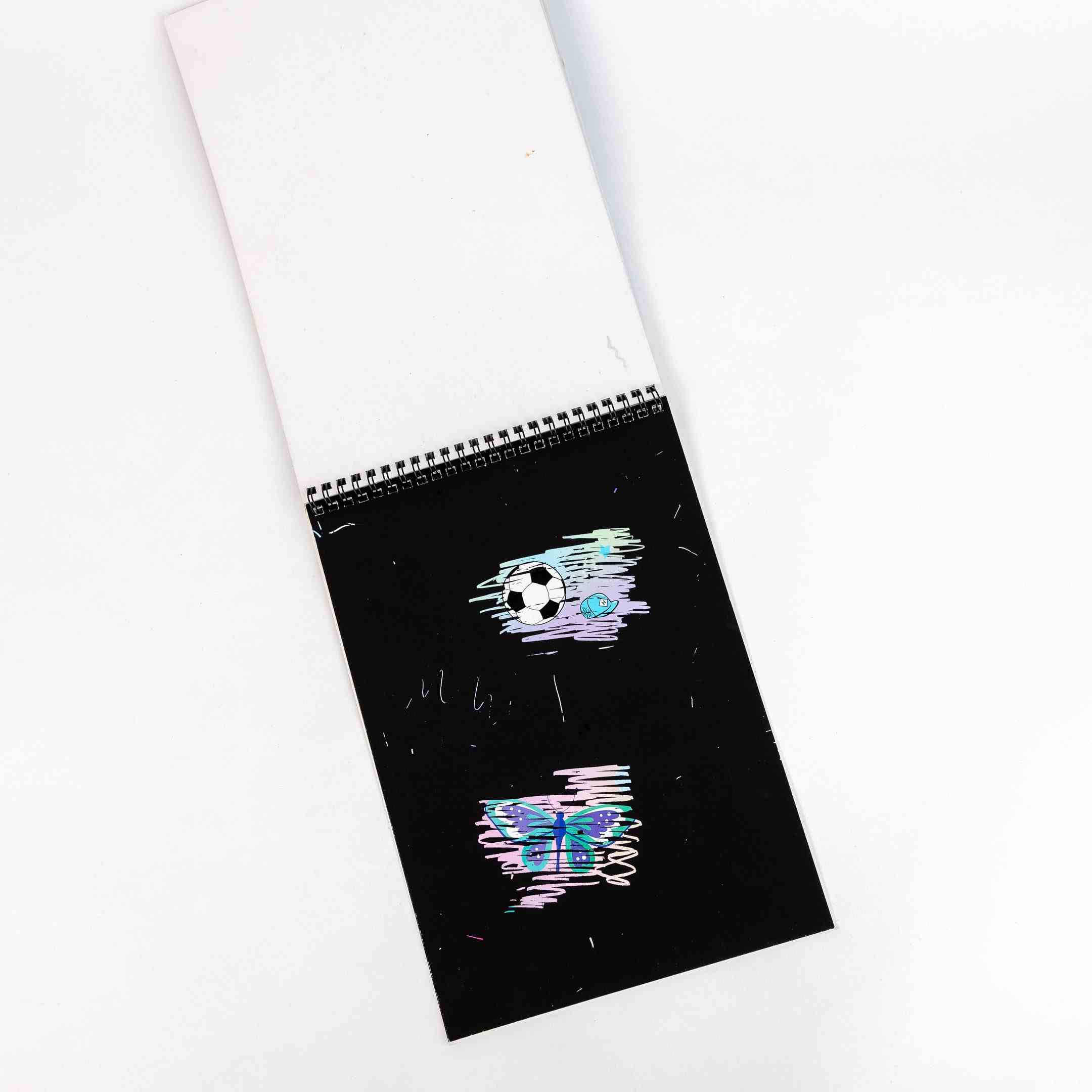 Hamster London Scratch Notebook Mermaid Blue 3Y+