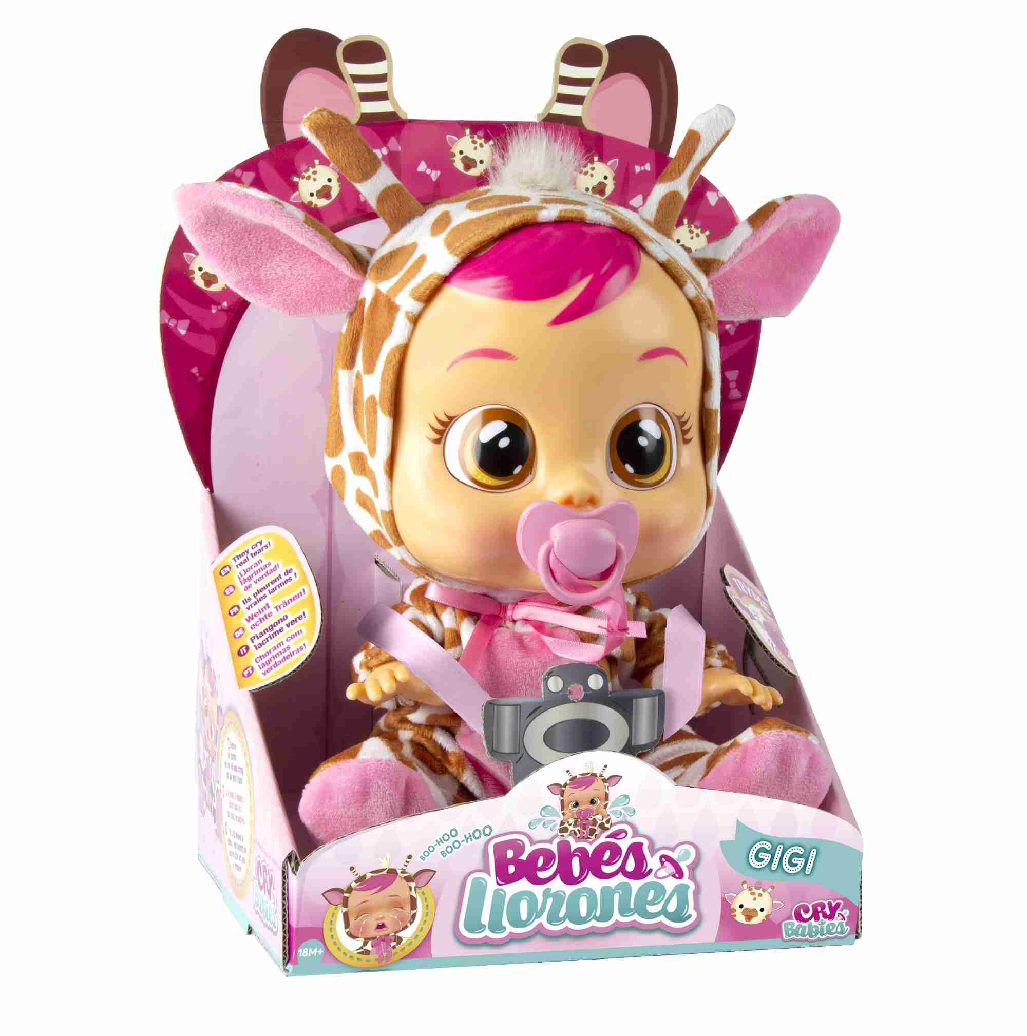 Cry Babies Gigi Dolls For Kids, 18M+