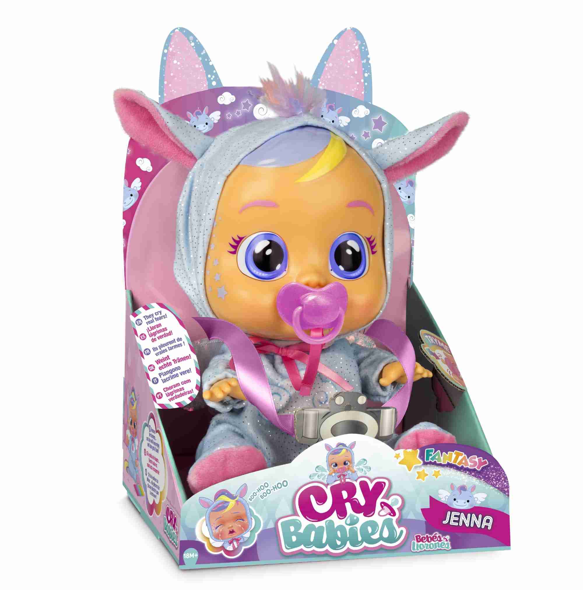 Cry Babies Jenna Dolls For Kids, 18M+