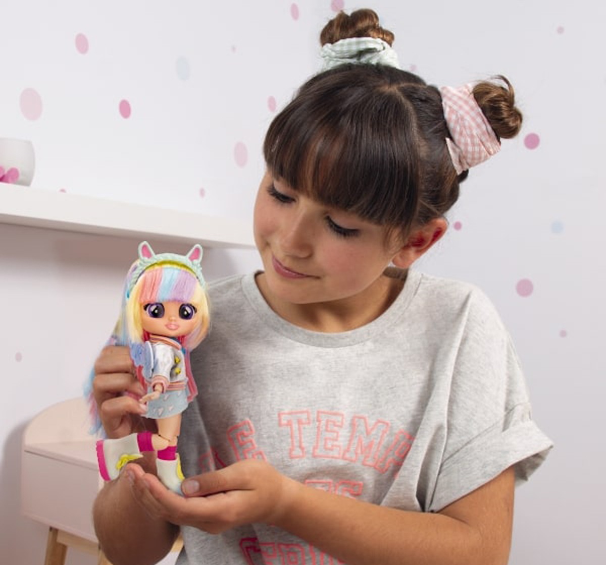 Best Friends Forever Series Fashion Play Doll Jenna with Long Hair & Glass Eyes, Dolls For Kids
