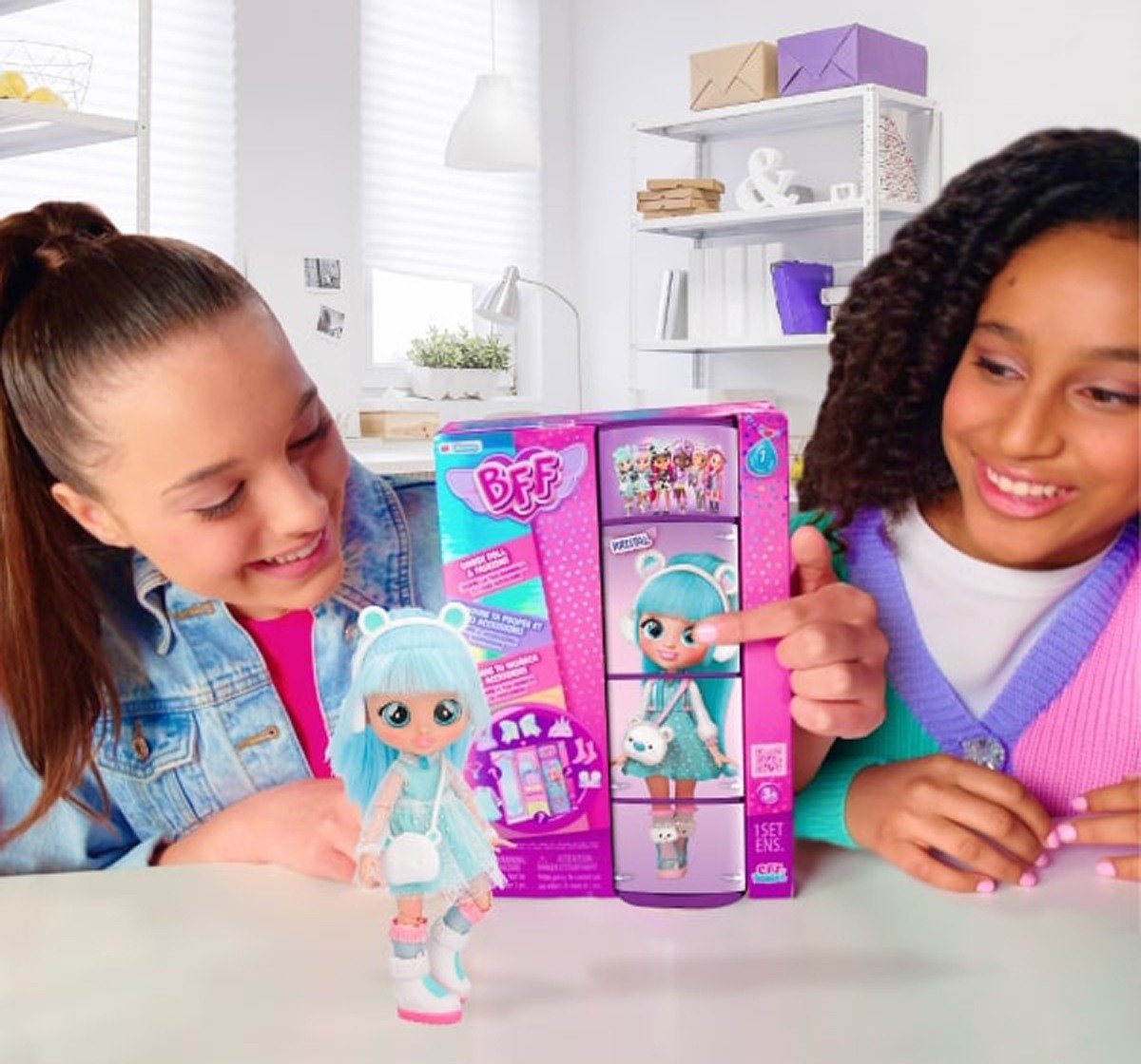 Best Friends Forever Series Fashion Play Doll Kristal with Long Hair & Glass Eyes, Dolls For Kids