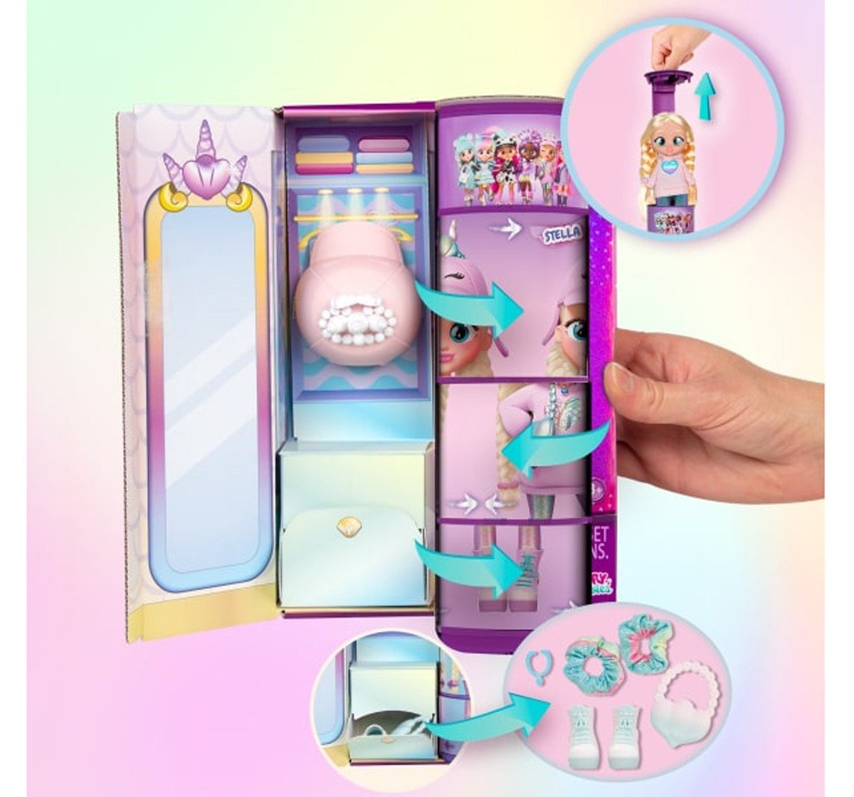 Best Friends Forever Series Fashion Play Doll Stella with Long Hair & Glass Eyes, Dolls For Kids