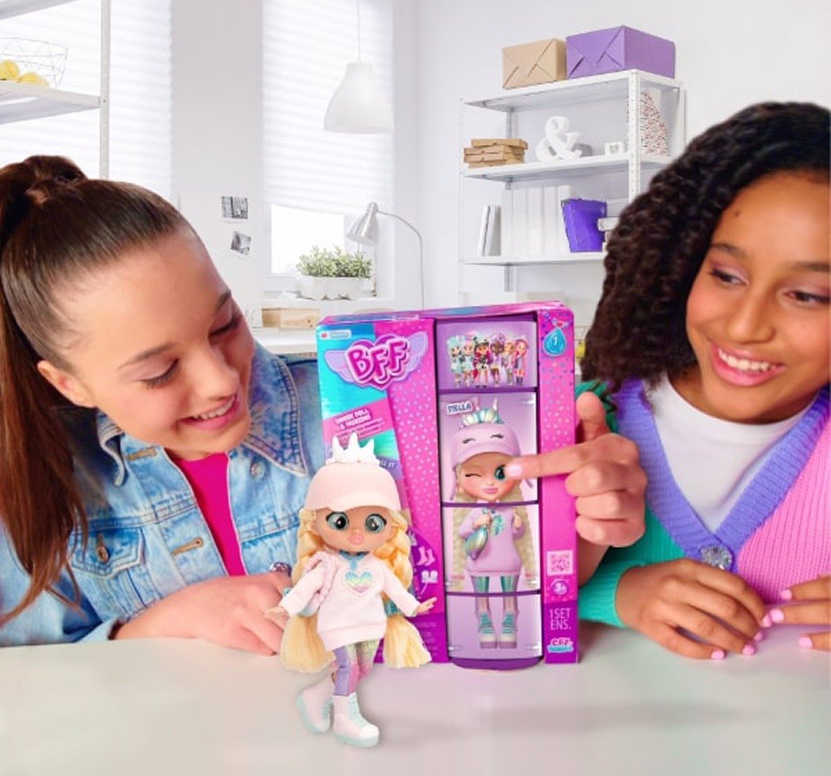 Best Friends Forever Series Fashion Play Doll Stella with Long Hair & Glass Eyes, Dolls For Kids