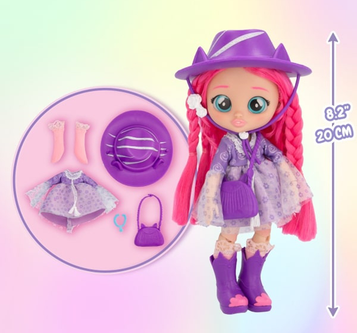 Best Friends Forever Series Fashion Play Doll Katie with Long Hair & Glass Eyes, Dolls For Kids